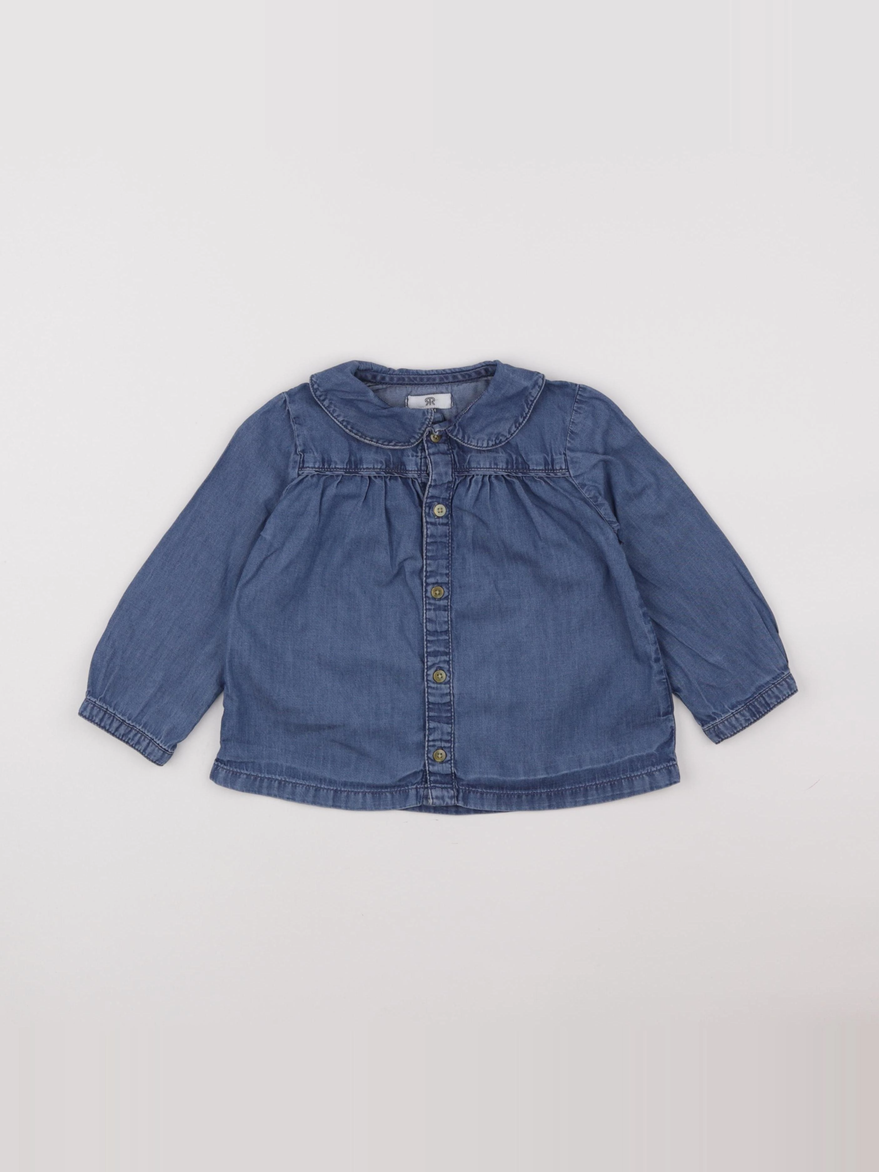 La Redoute - blouse bleu - 2 ans