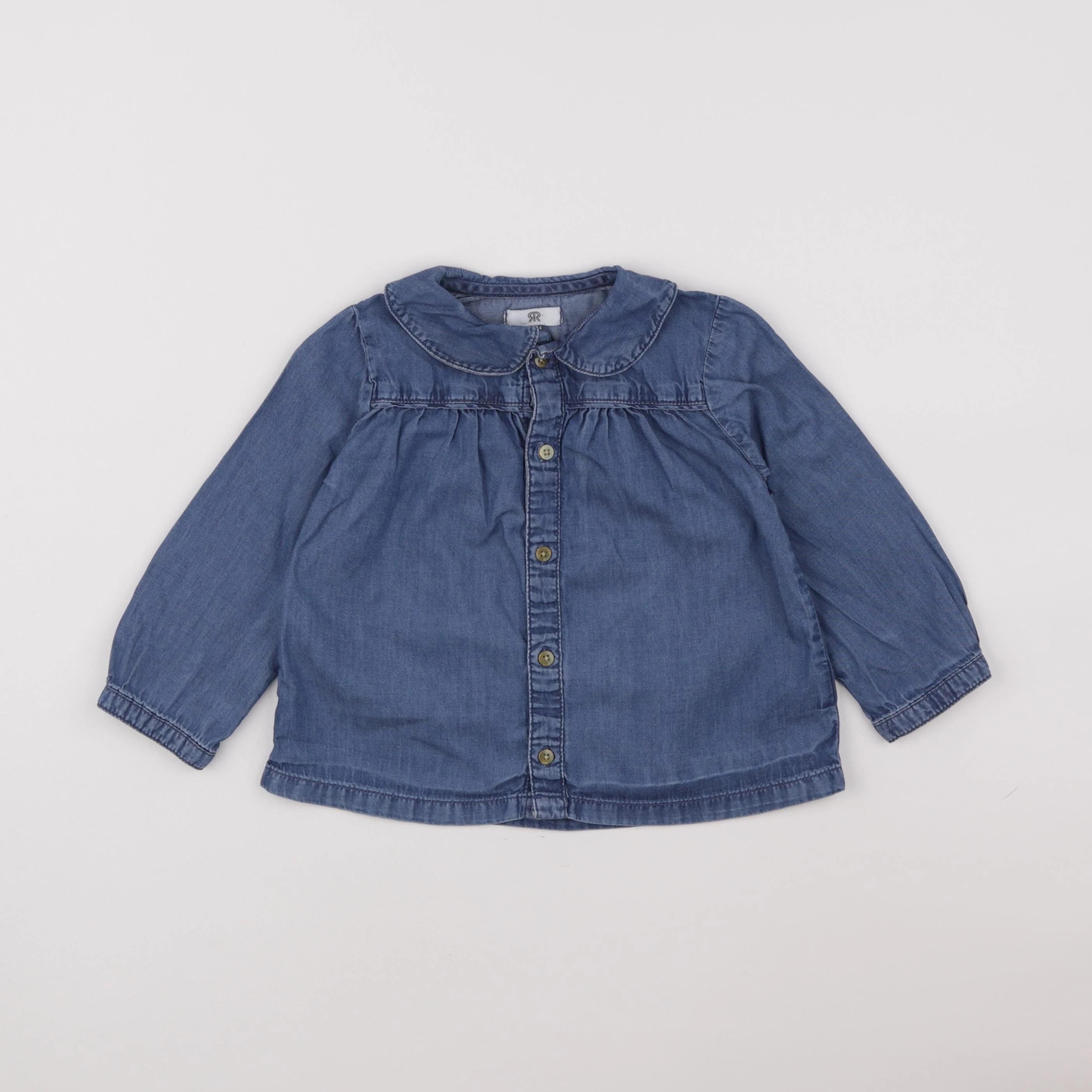 La Redoute - blouse bleu - 2 ans
