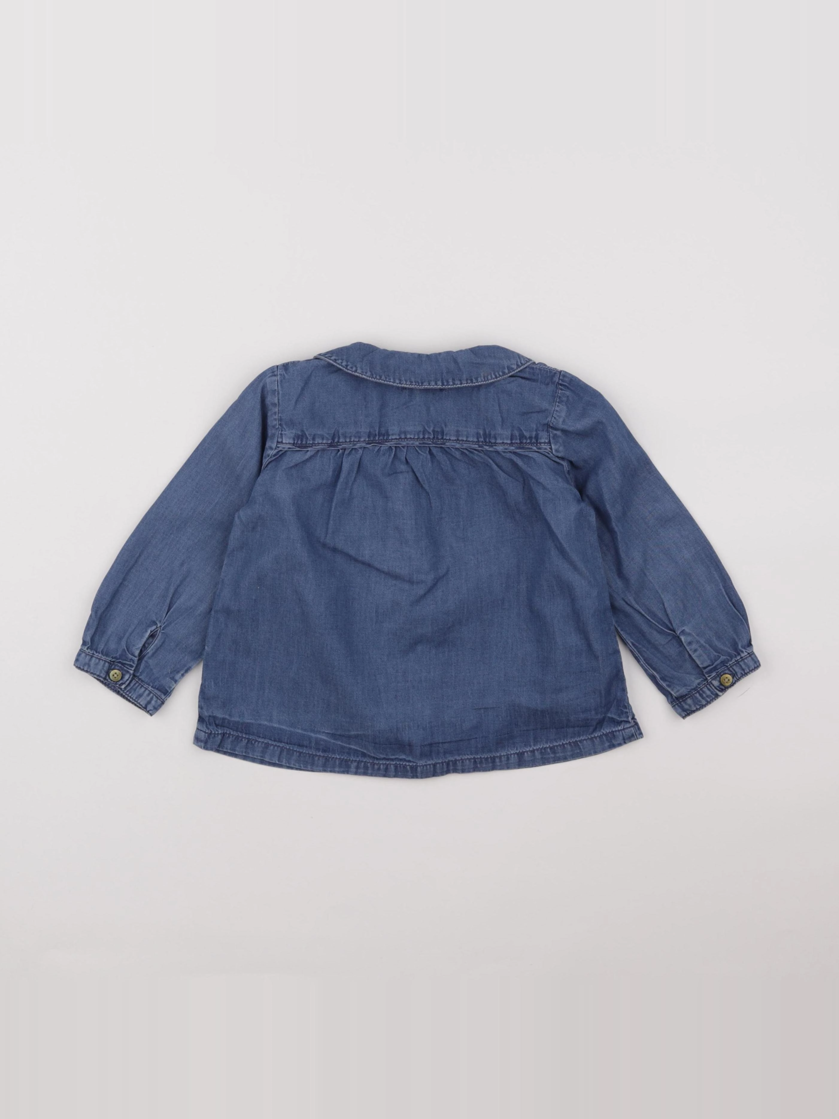 La Redoute - blouse bleu - 2 ans