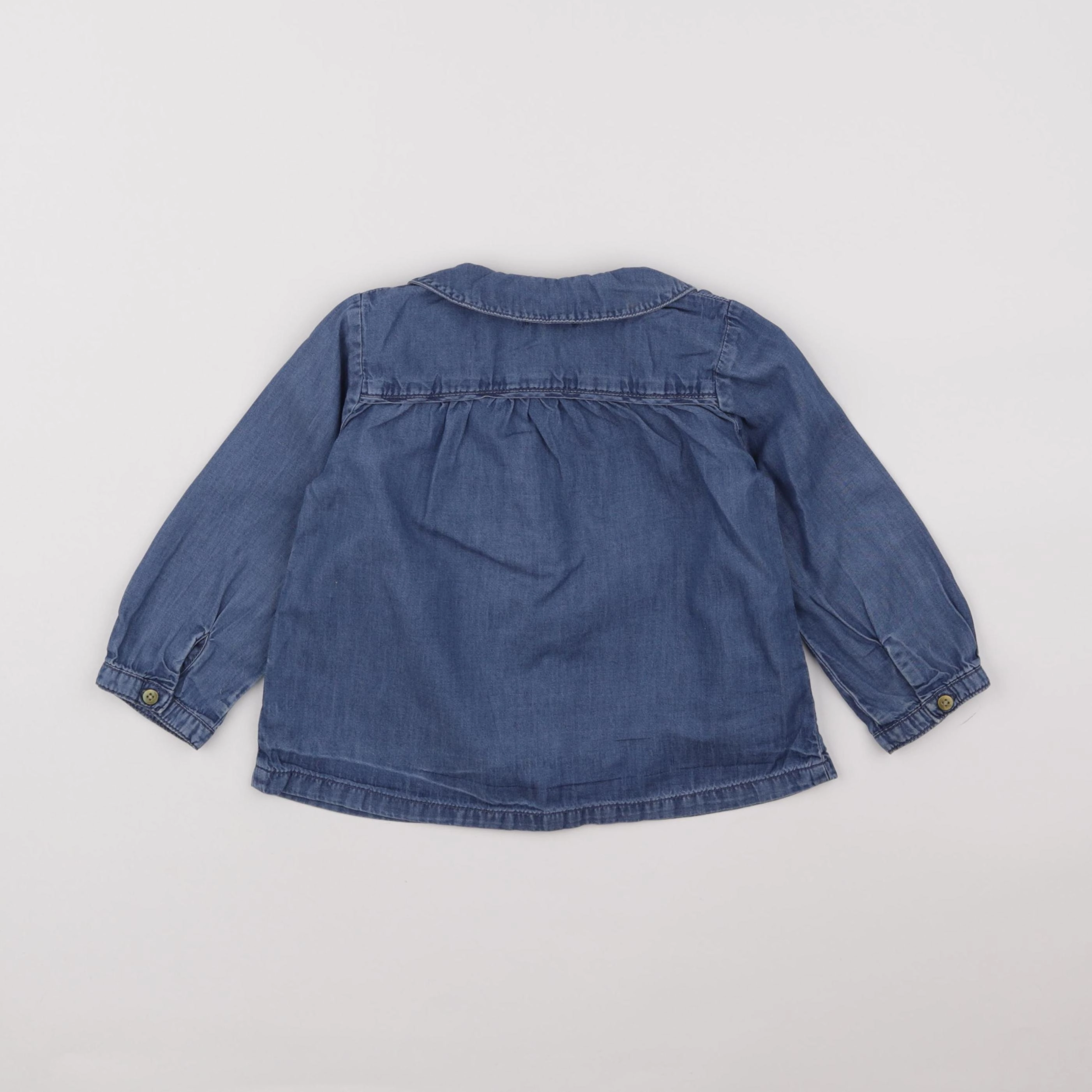 La Redoute - blouse bleu - 2 ans