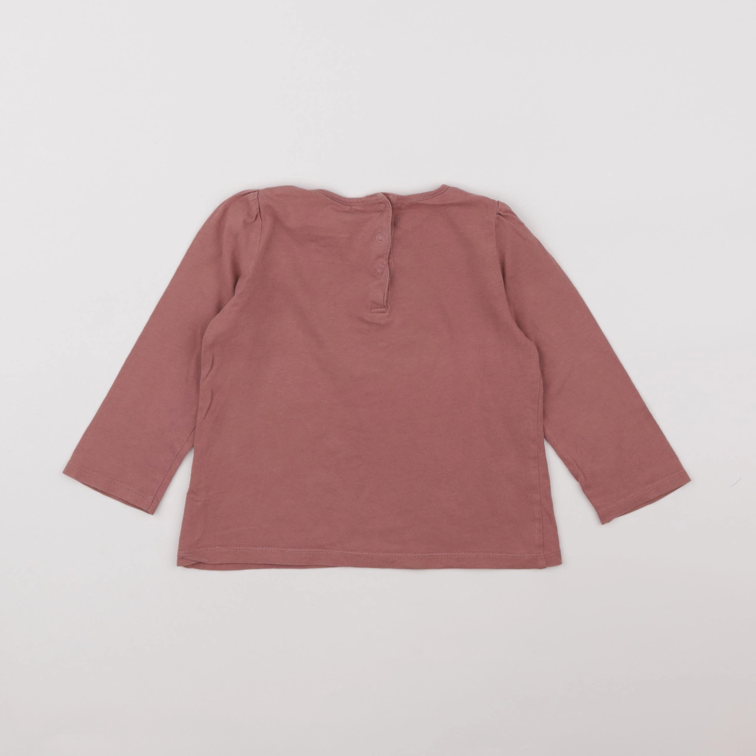 Boutchou - tee-shirt rose - 2 ans