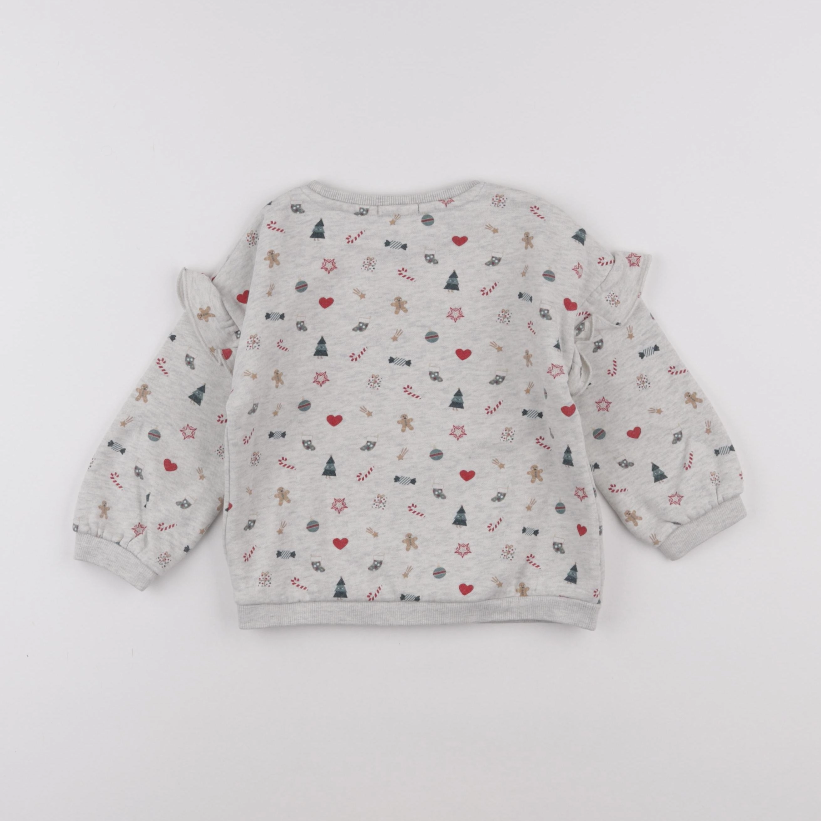 Vertbaudet - sweat gris - 3 ans