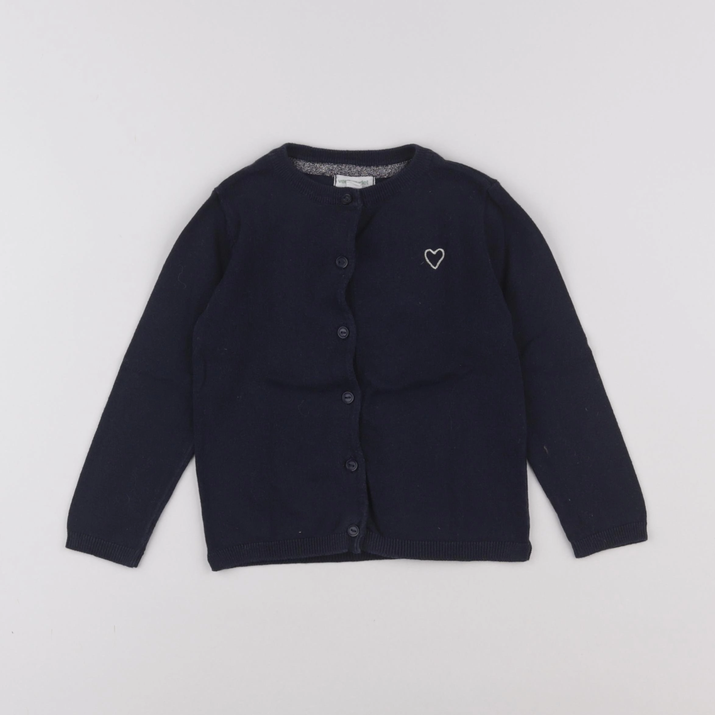 Vertbaudet - gilet bleu - 3 ans