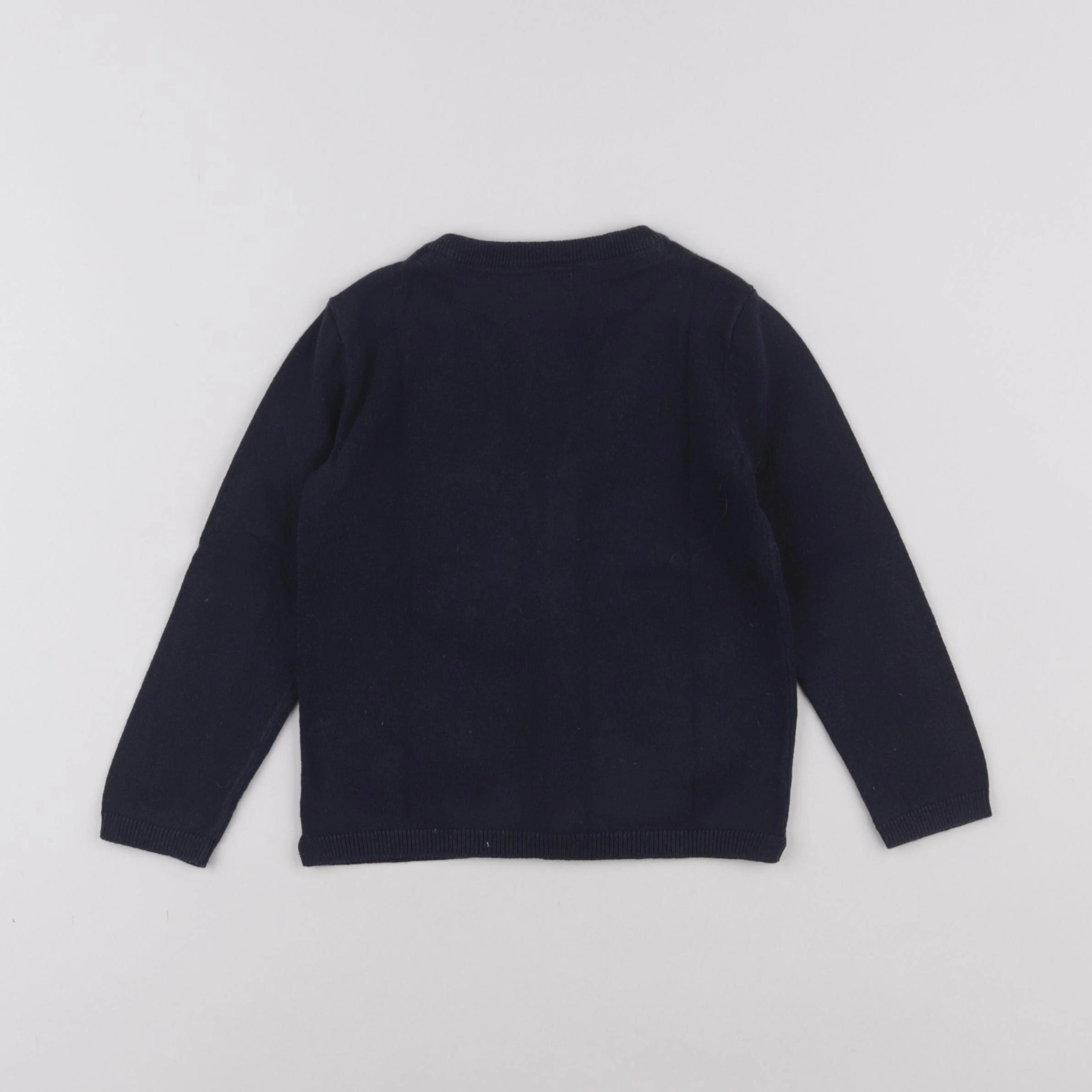 Vertbaudet - gilet bleu - 3 ans