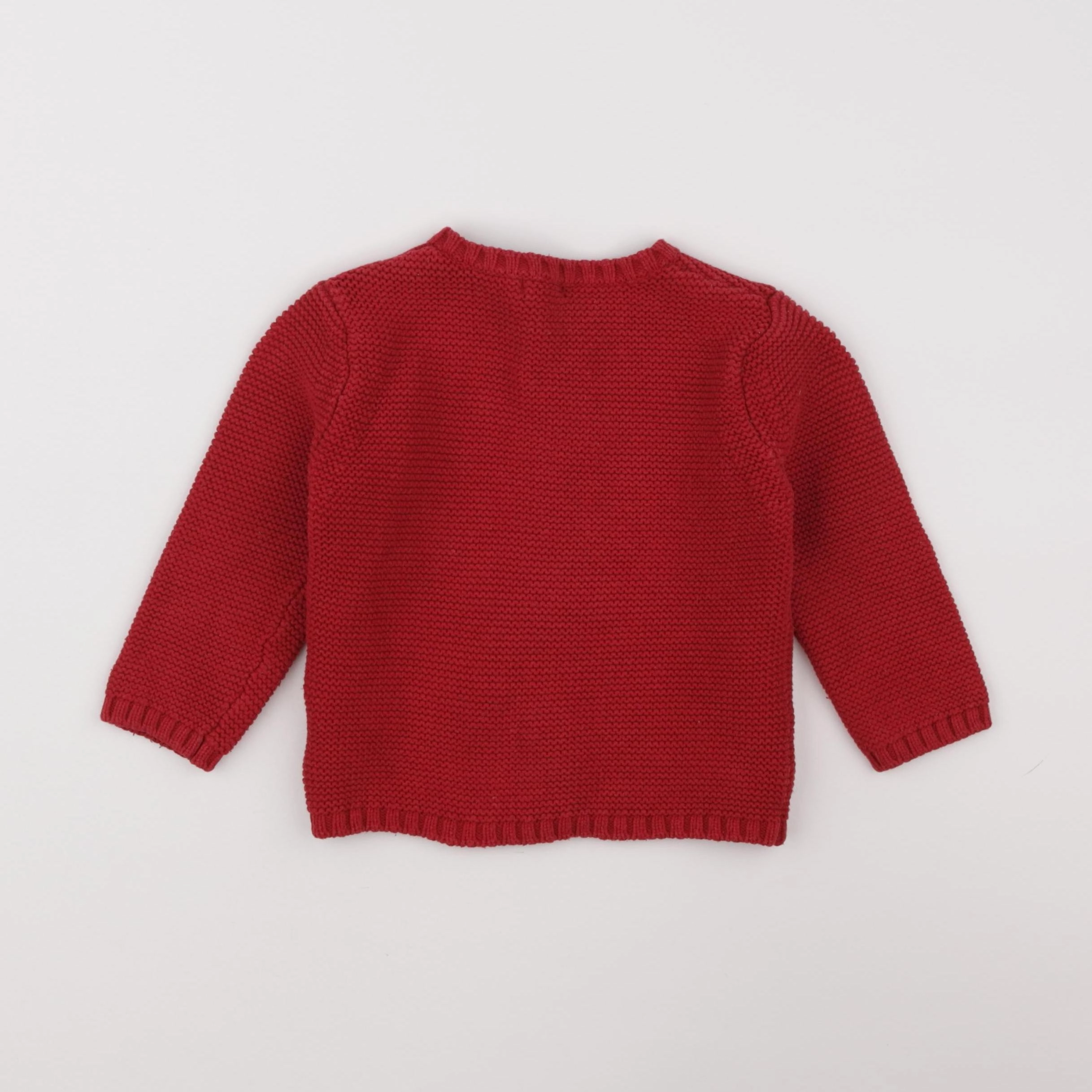Boutchou - gilet rouge - 3 ans