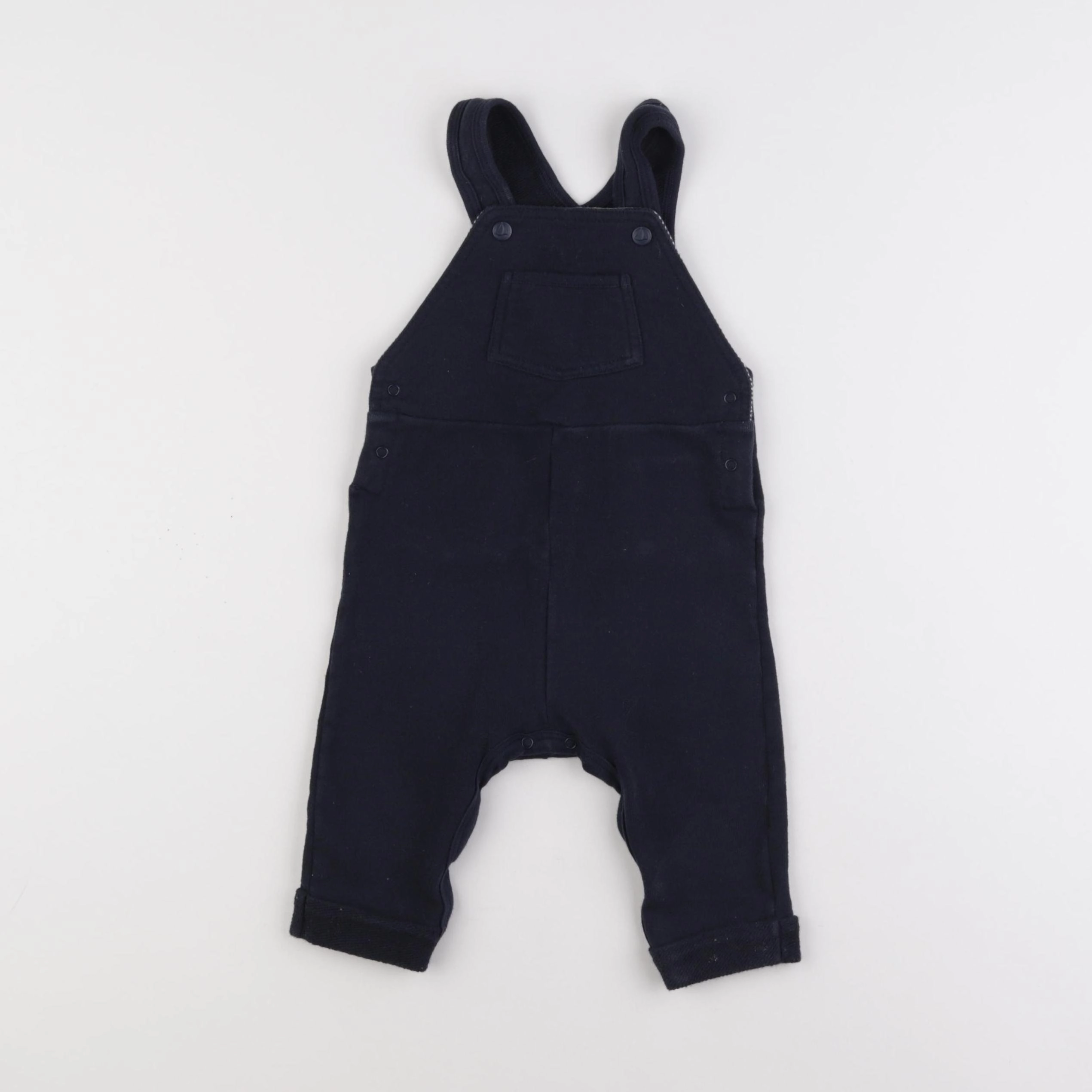 Petit Bateau - salopette bleu - 6 mois