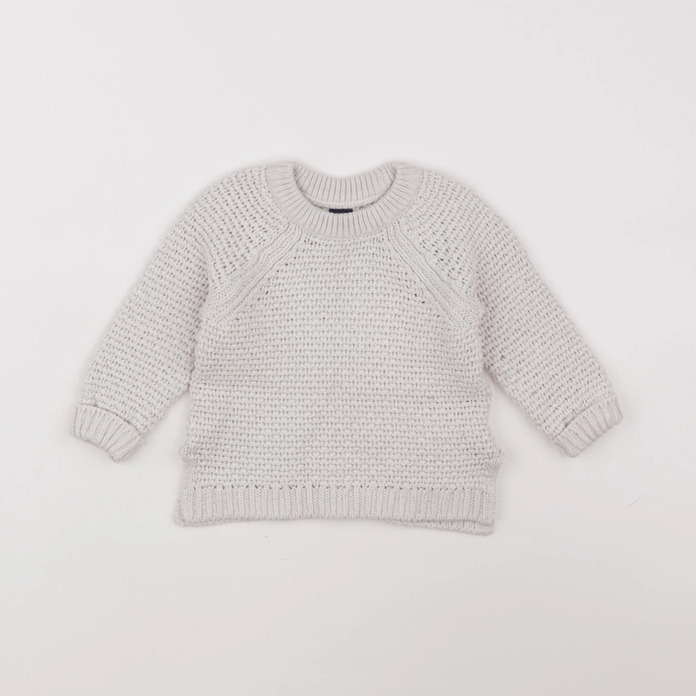 GAP - pull beige, or - 18/24 mois