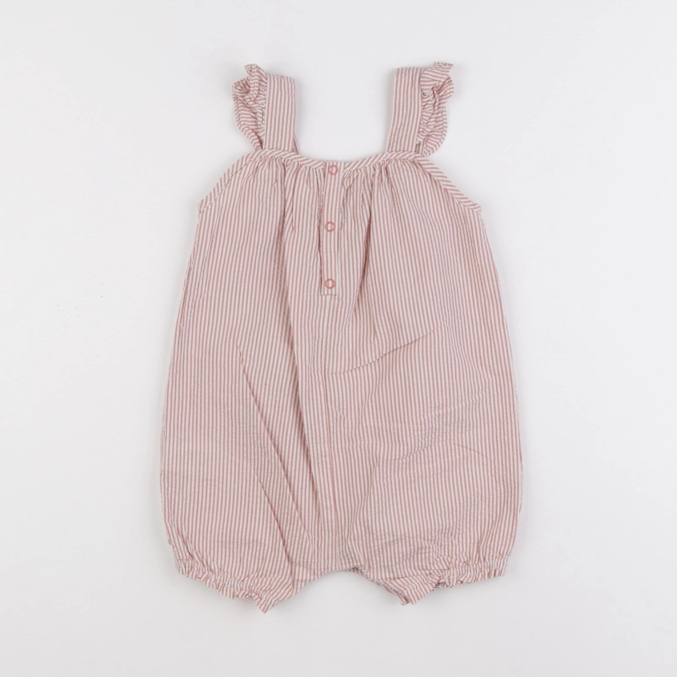 Petit Bateau - combinaison rose - 12 mois