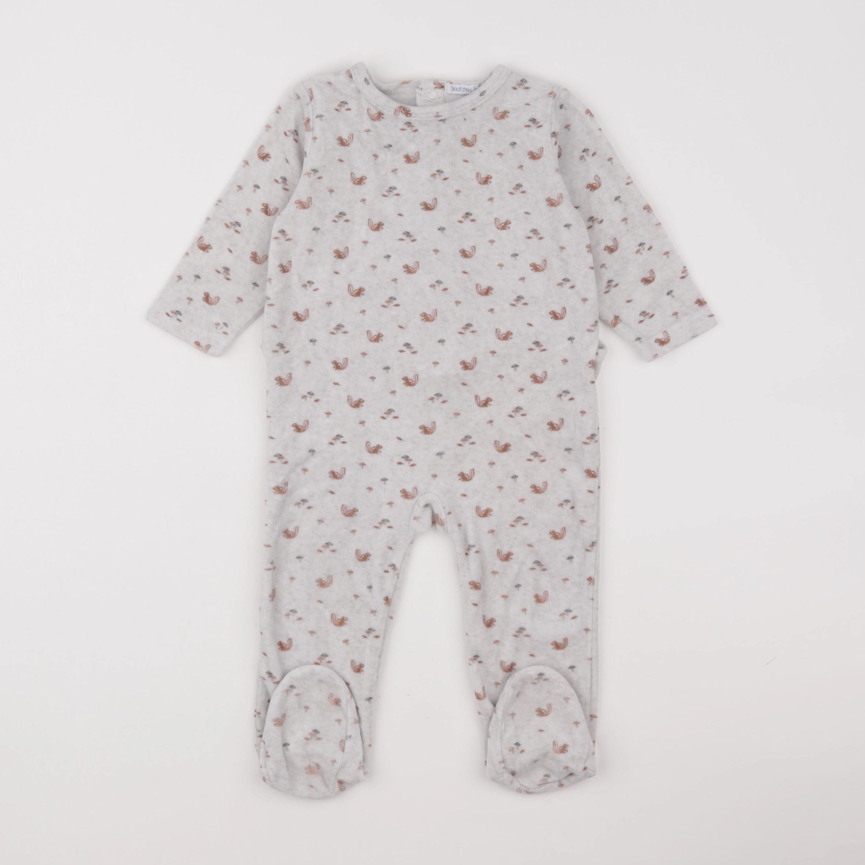 Boutchou - pyjama velours beige - 18 mois