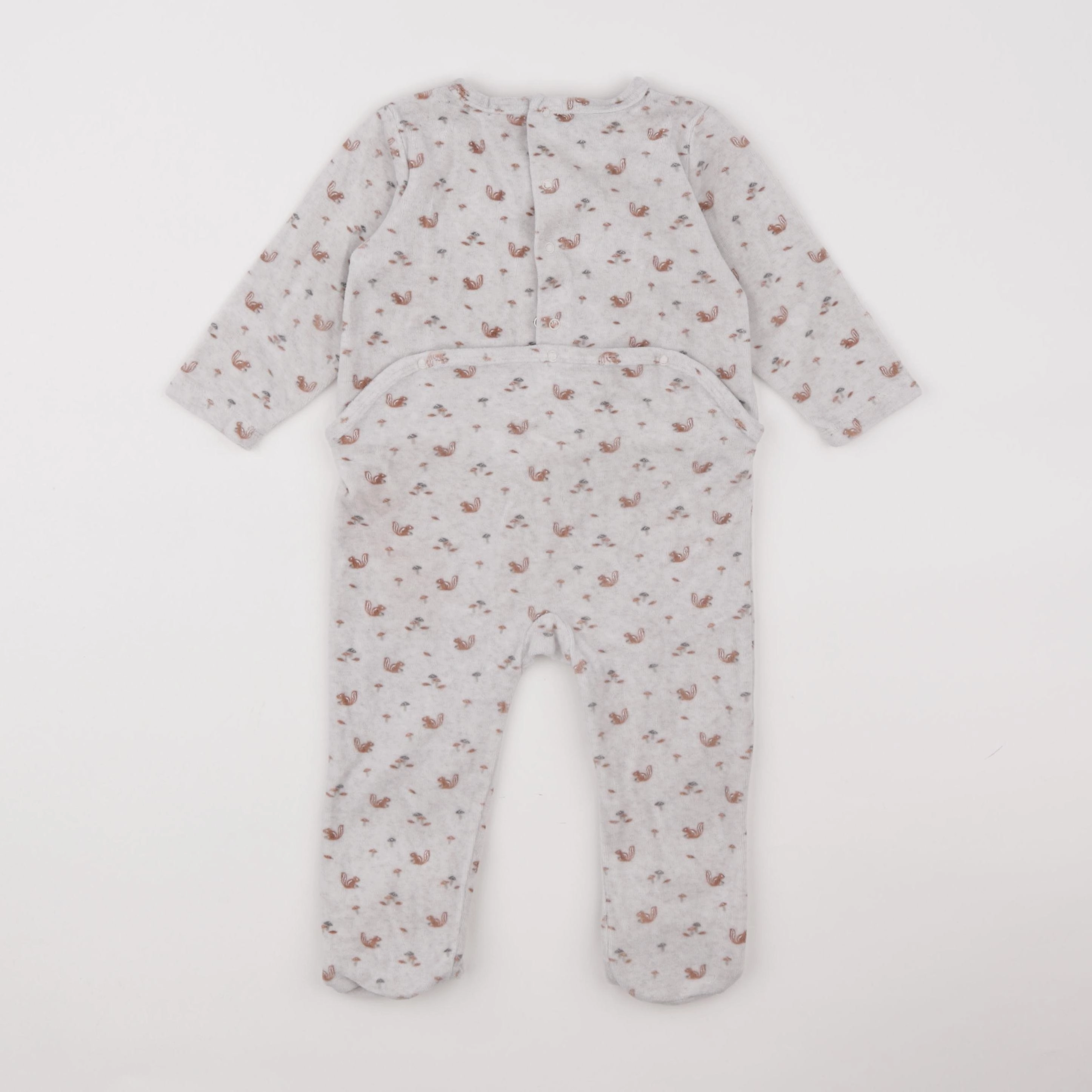 Boutchou - pyjama velours beige - 18 mois