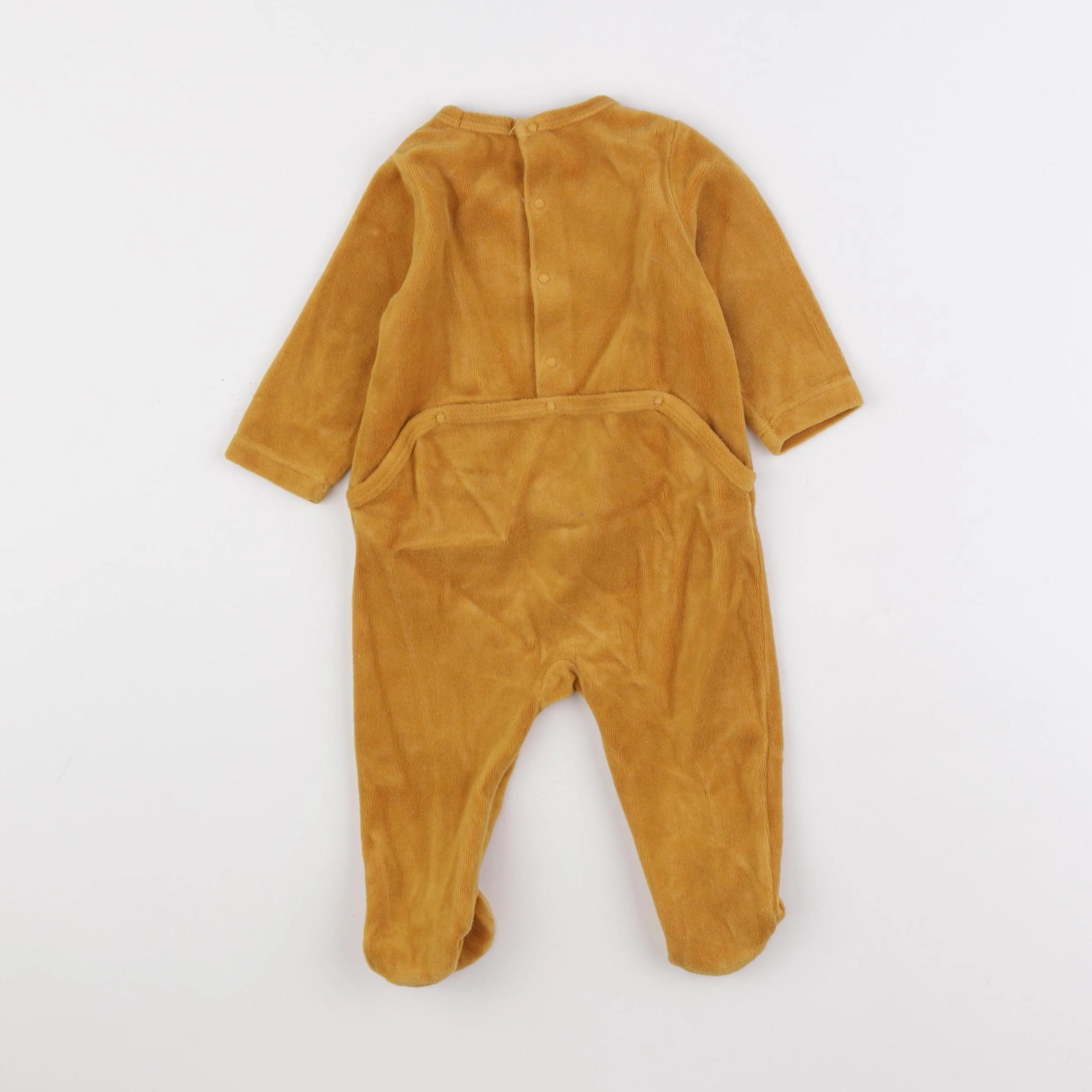 Boutchou - pyjama velours jaune - 6 mois