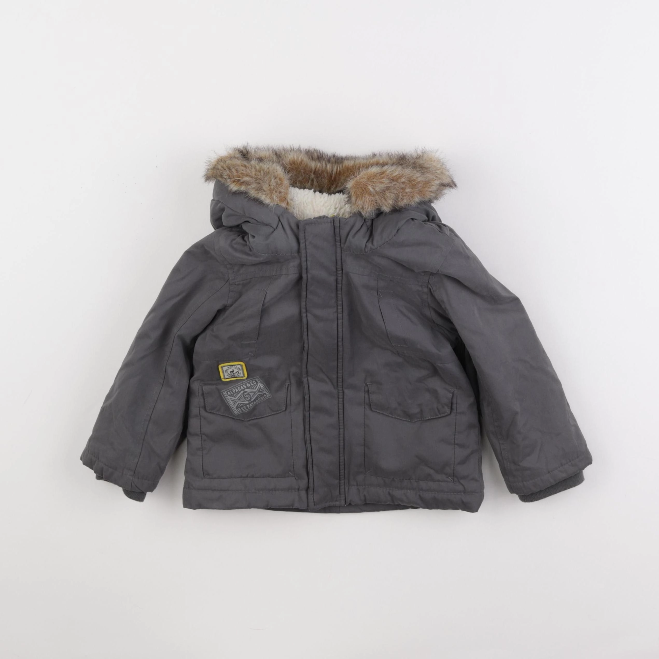 IKKS - doudoune gris - 18 mois