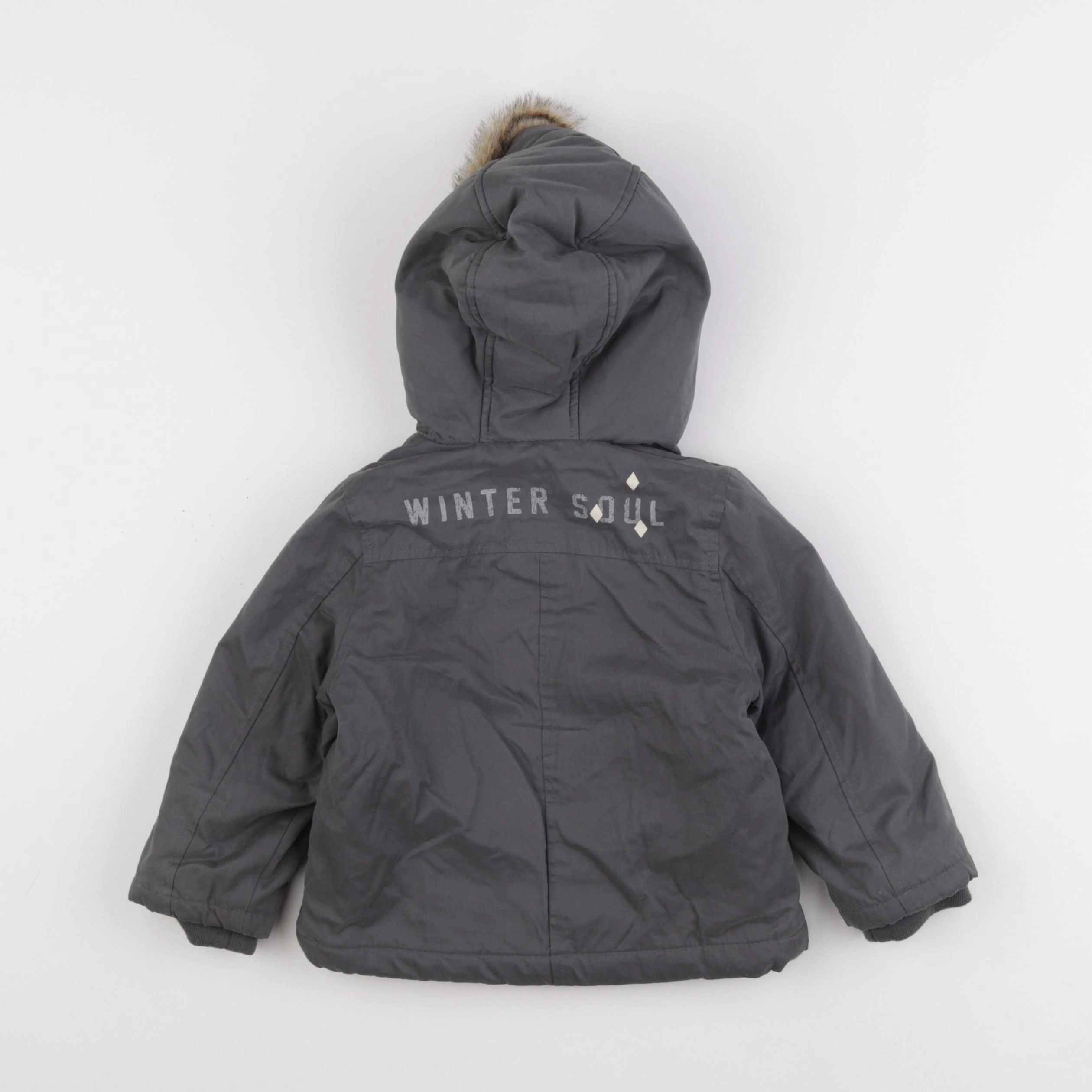IKKS - doudoune gris - 18 mois