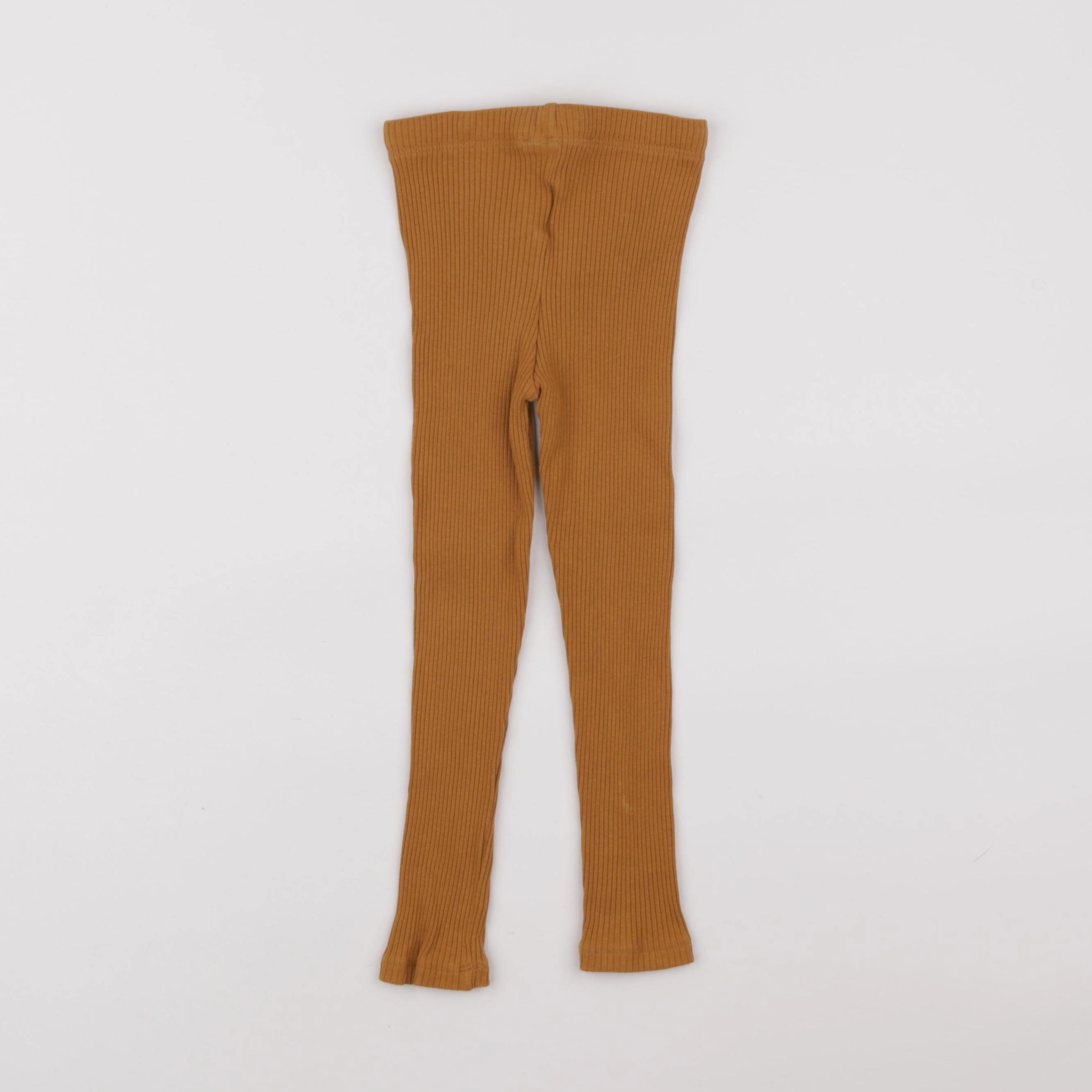 Monoprix - legging marron - 4 ans