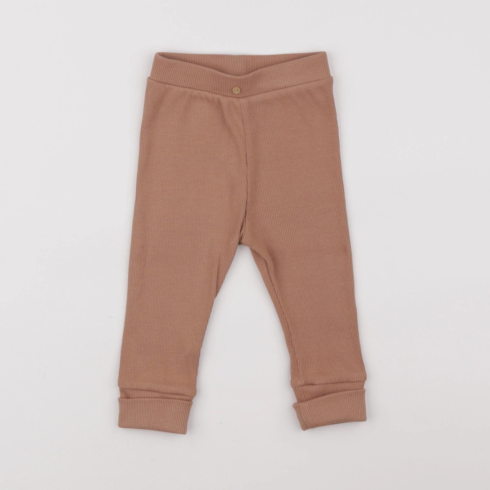 Vertbaudet - legging marron - 12 mois