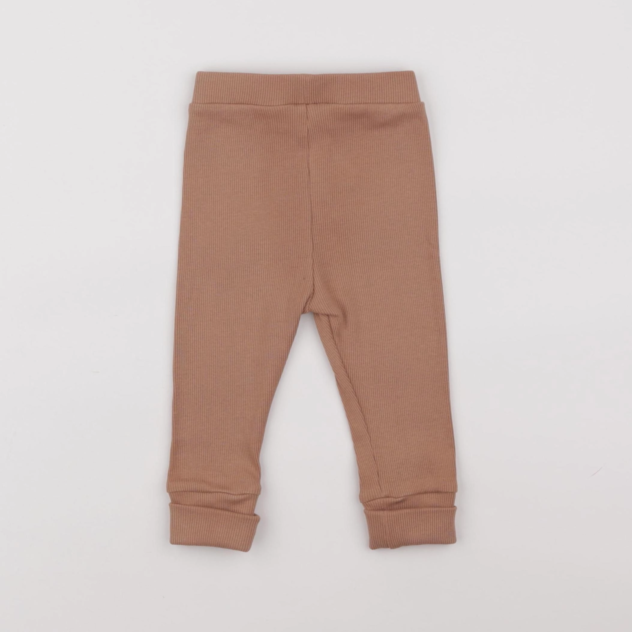 Vertbaudet - legging marron - 12 mois