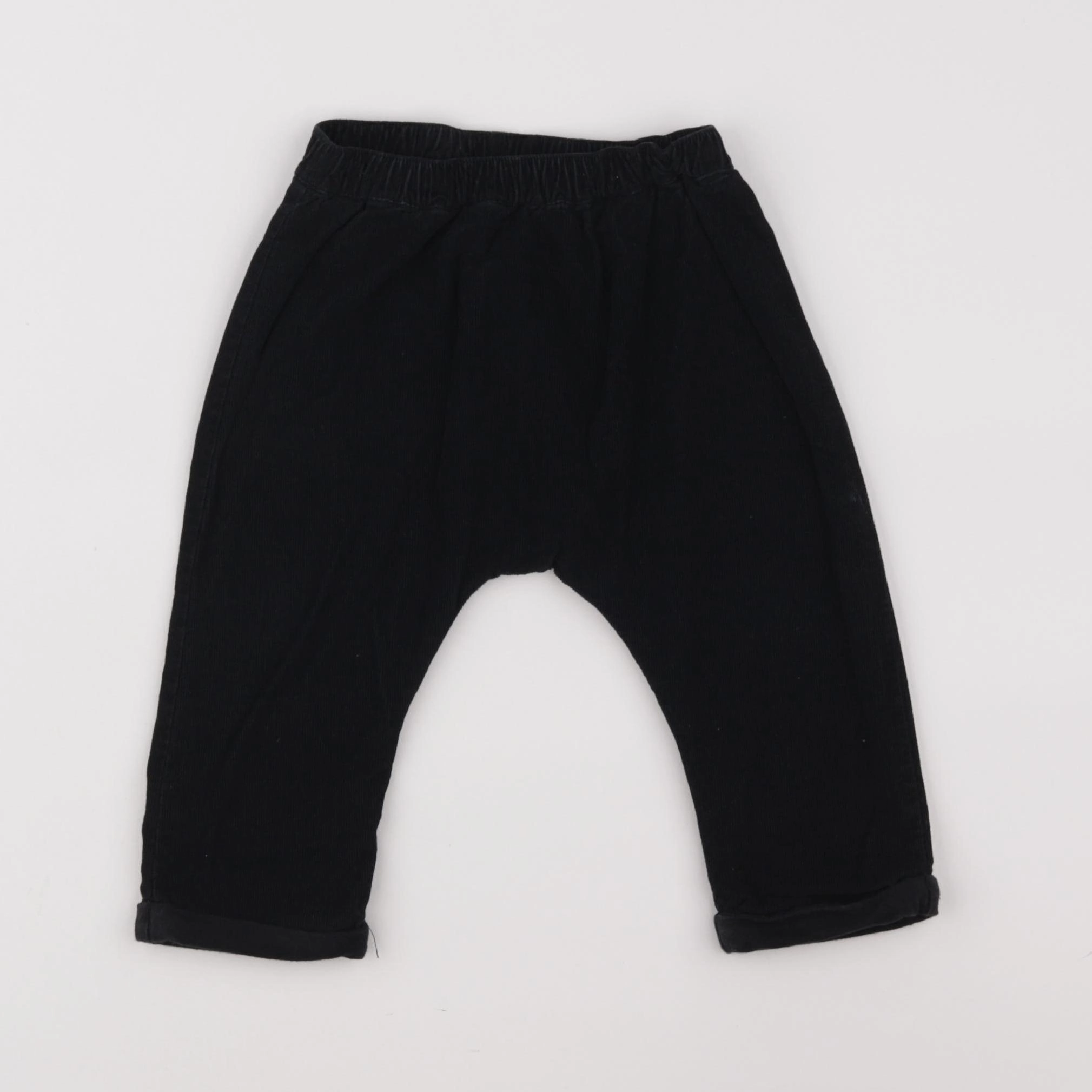 Vertbaudet - sarouel bleu - 12 mois