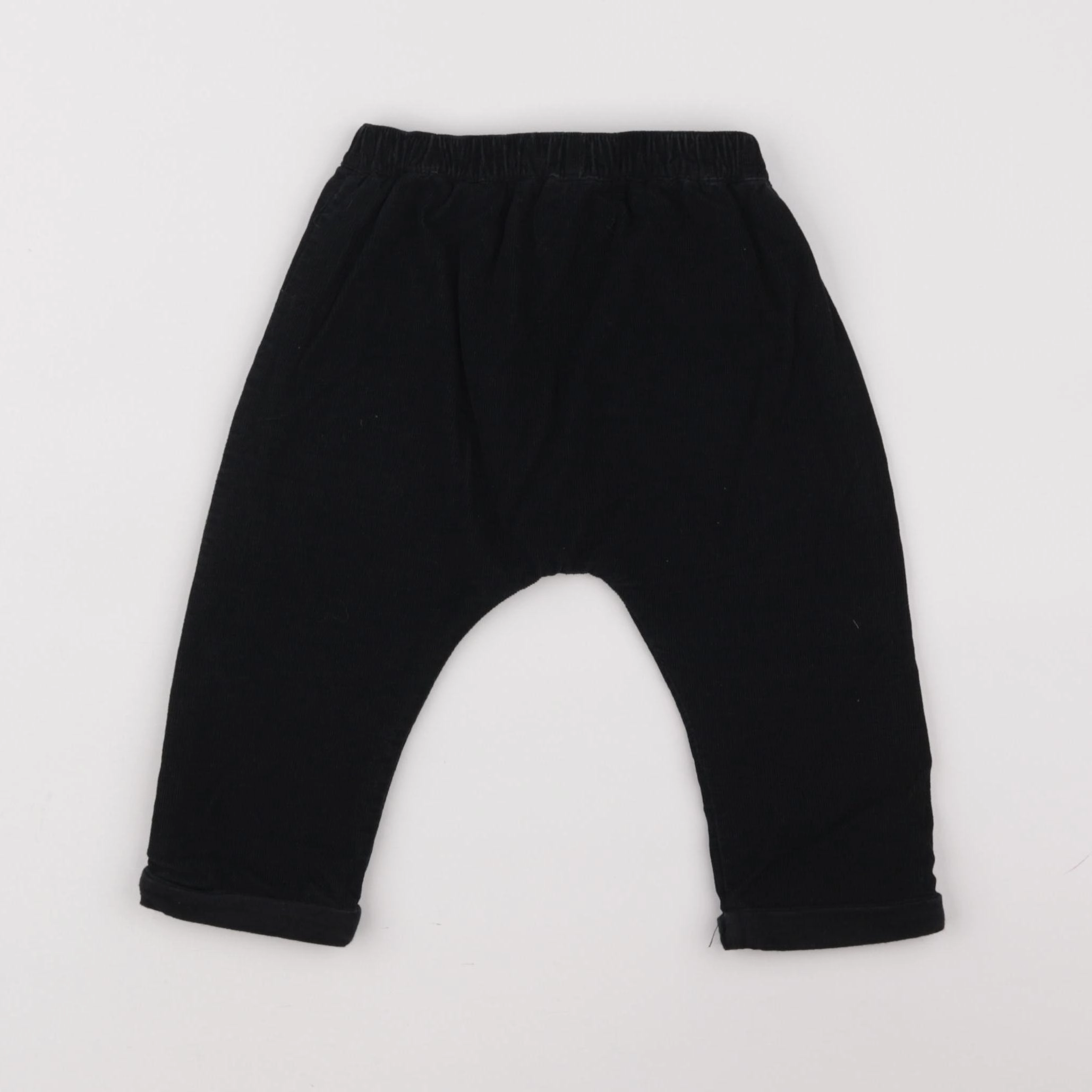 Vertbaudet - sarouel bleu - 12 mois