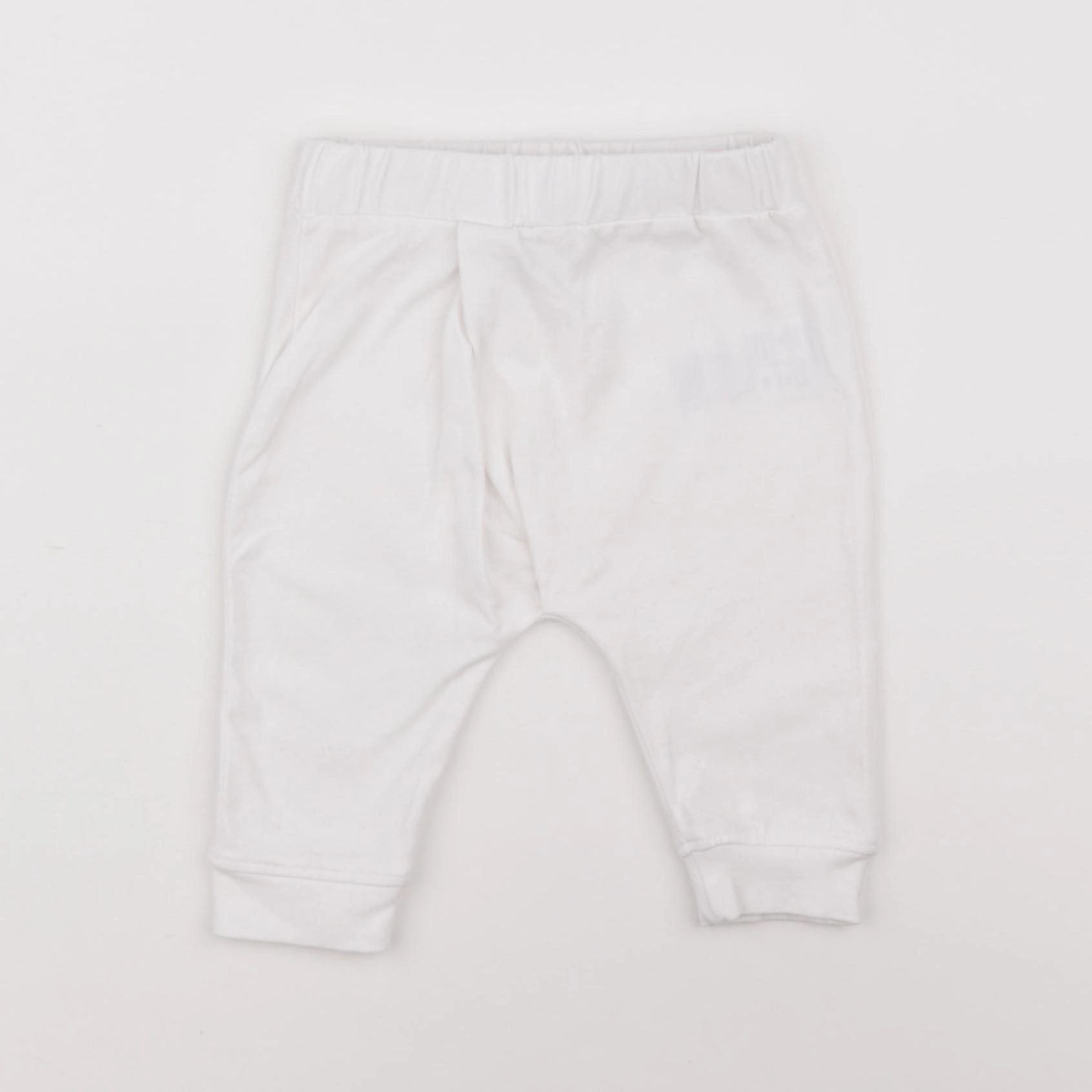 Vertbaudet - pantalon blanc - 6 mois