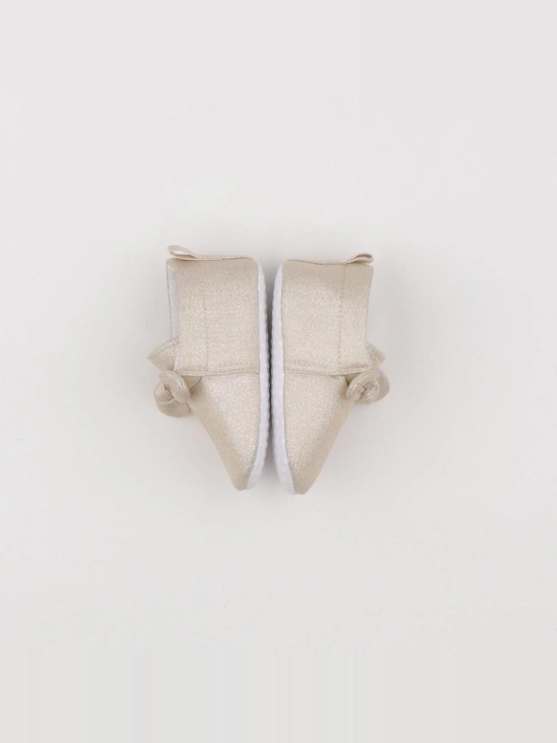 Vertbaudet - chaussons or - pointure 18/19