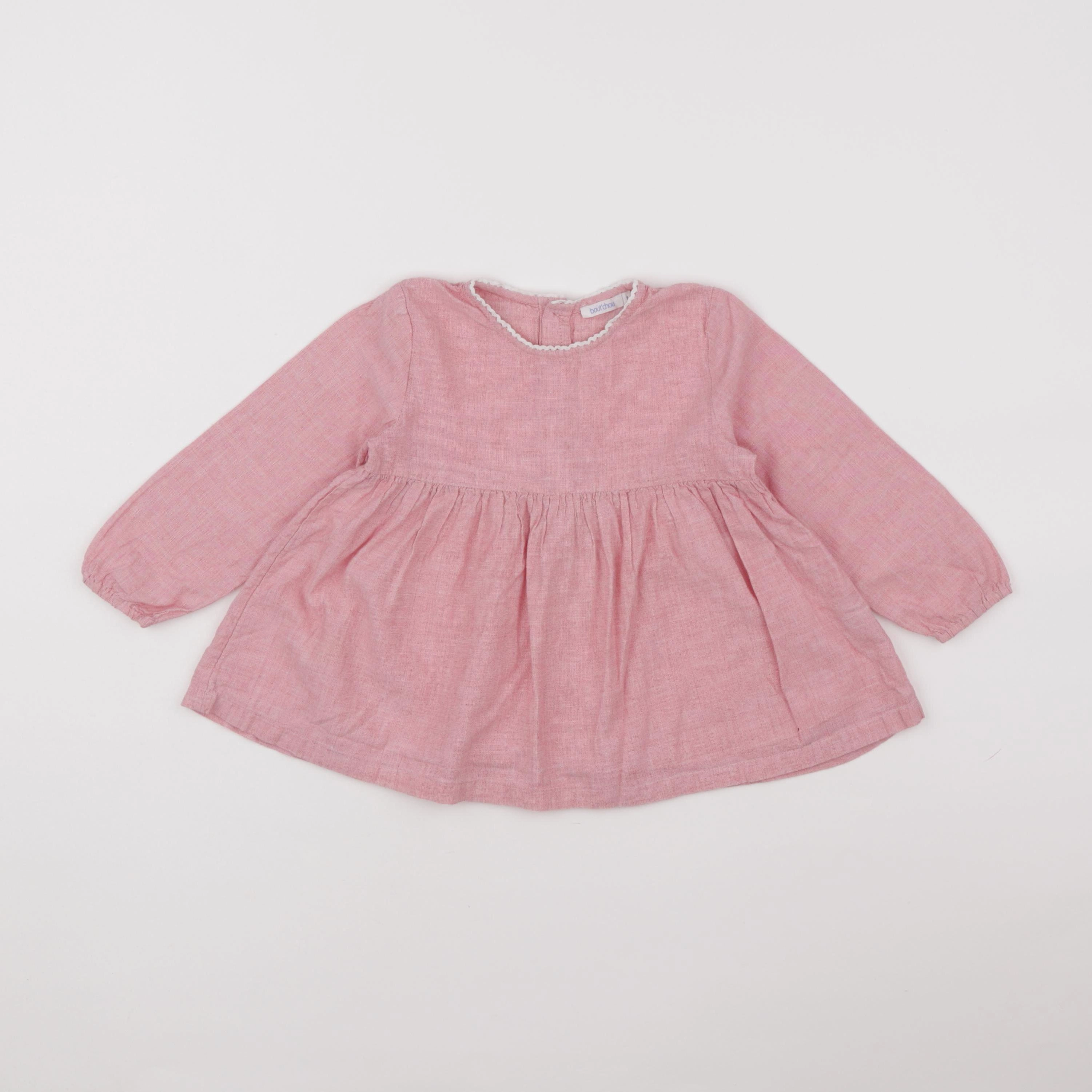 Boutchou - blouse rouge - 24 mois