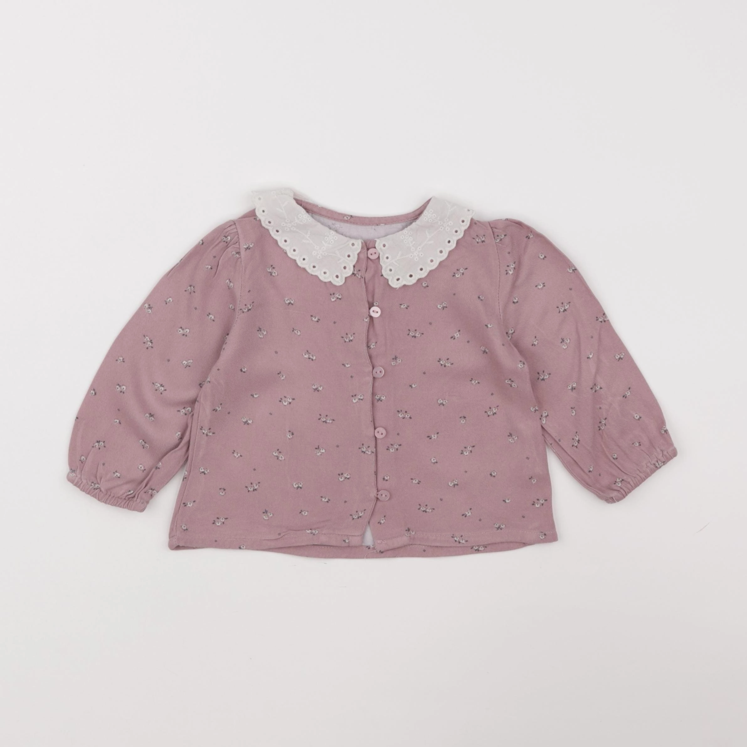 Vertbaudet - blouse rose - 6 mois