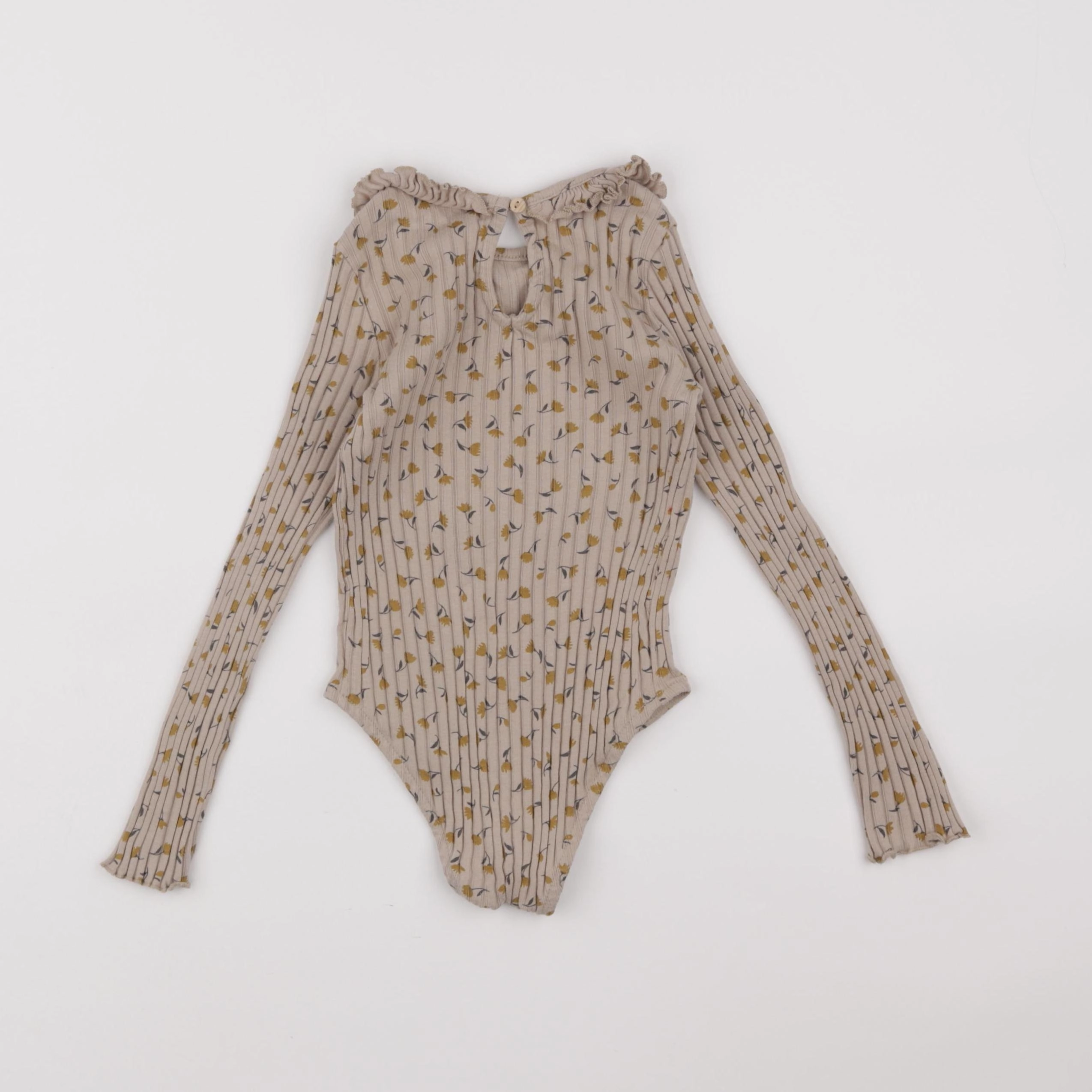 Zara - body à col beige - 4/5 ans