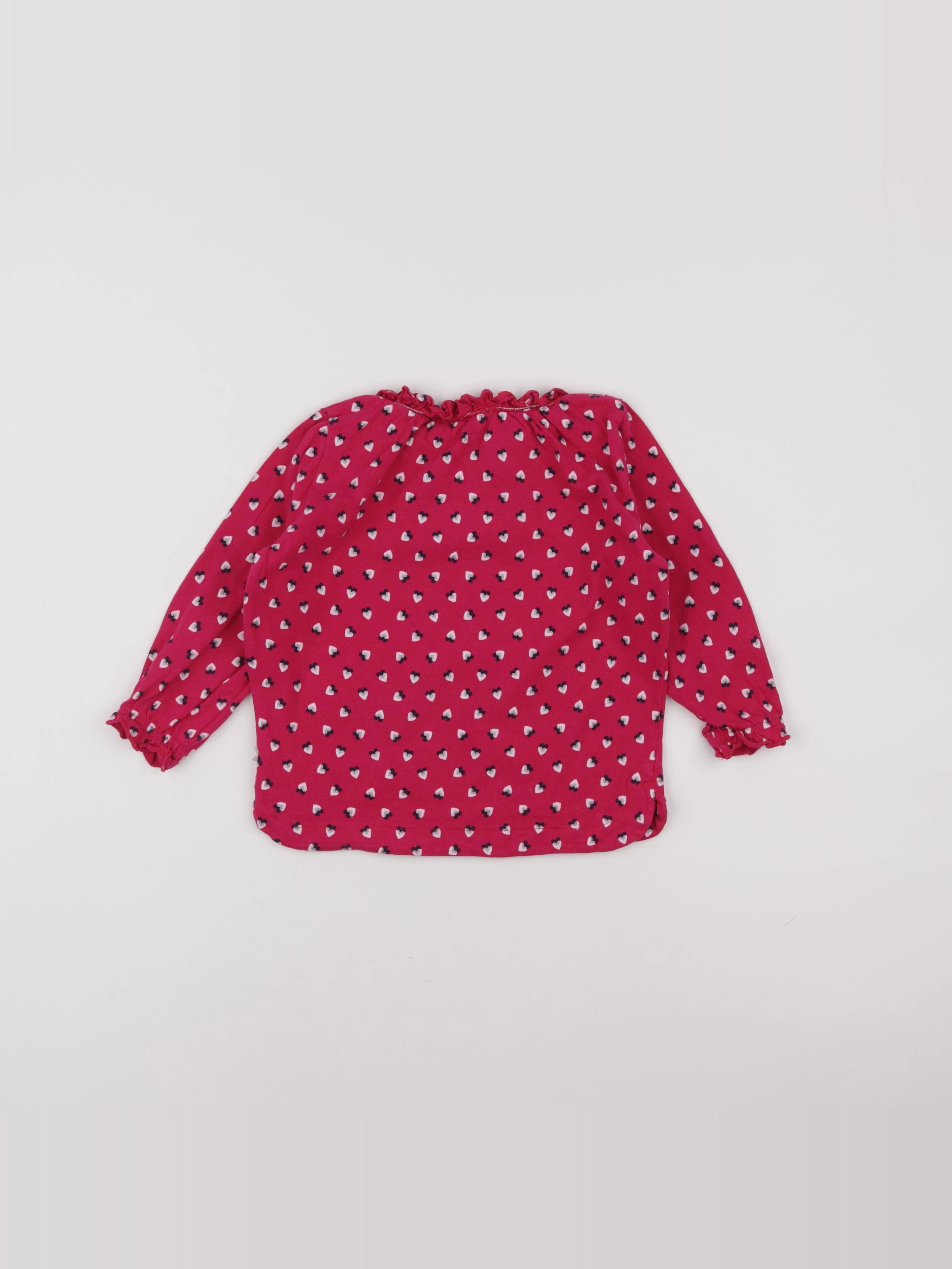 Okaidi - tee-shirt rose - 2 ans