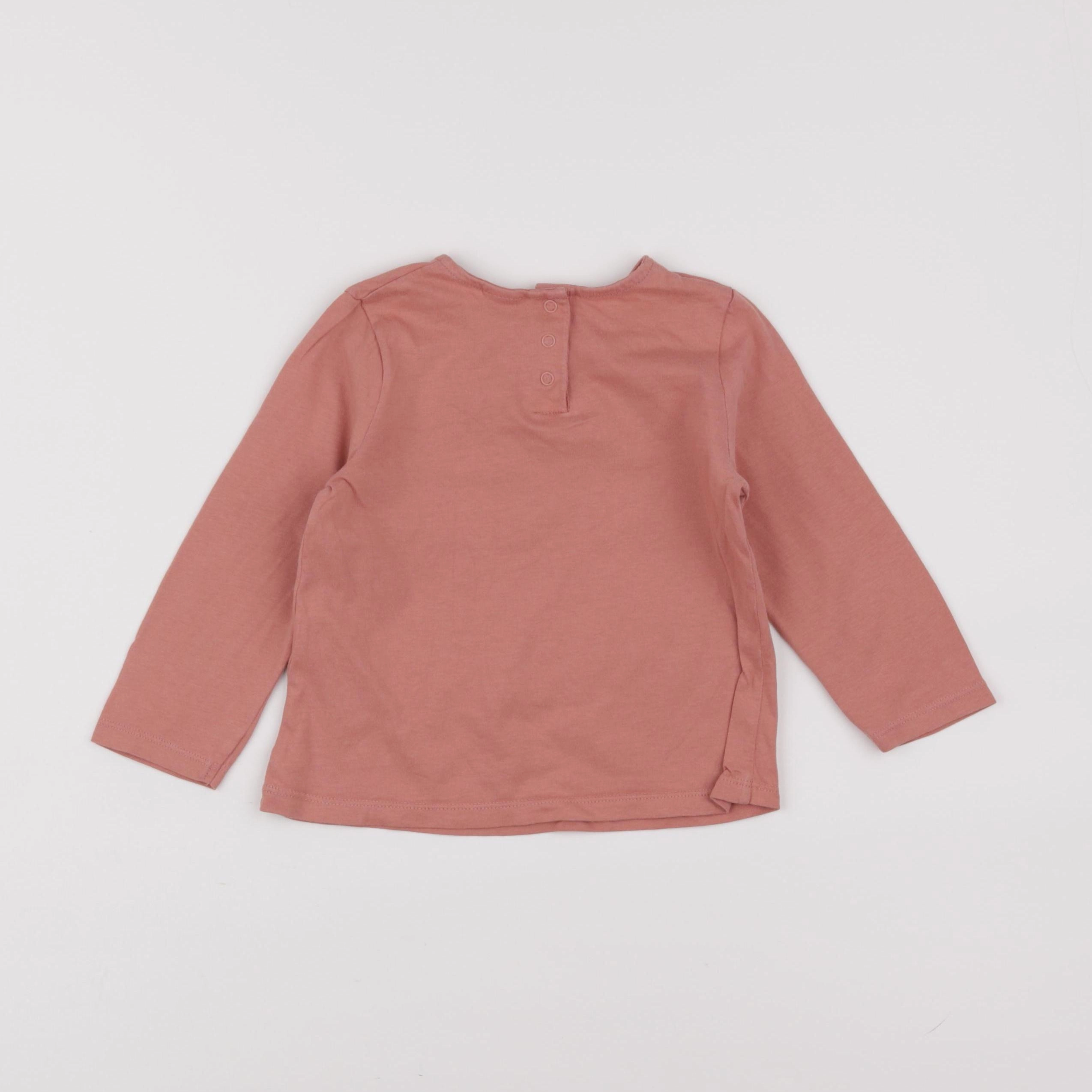 Tape à l'oeil - tee-shirt rose - 24 mois