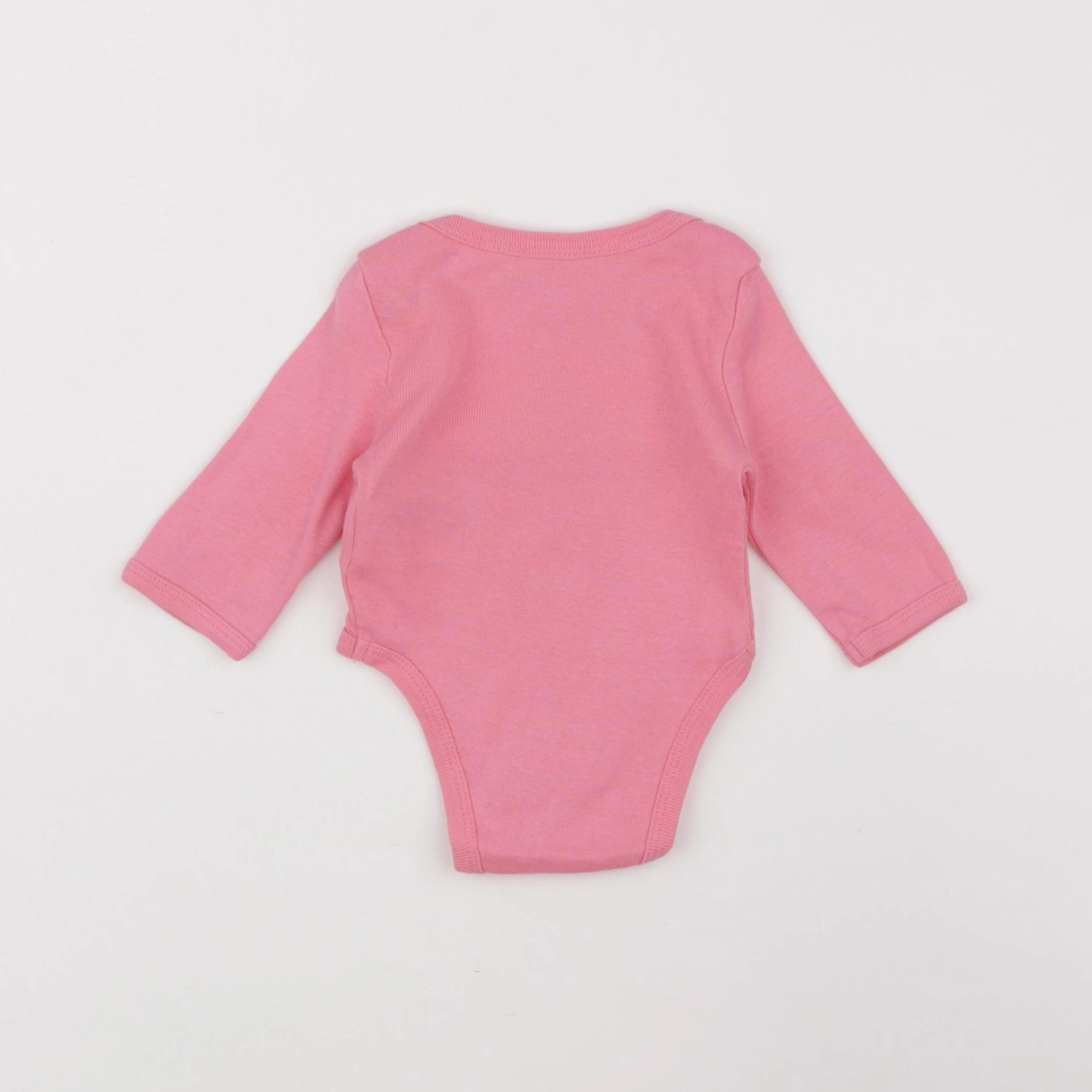 Vertbaudet - body rose - 1 mois