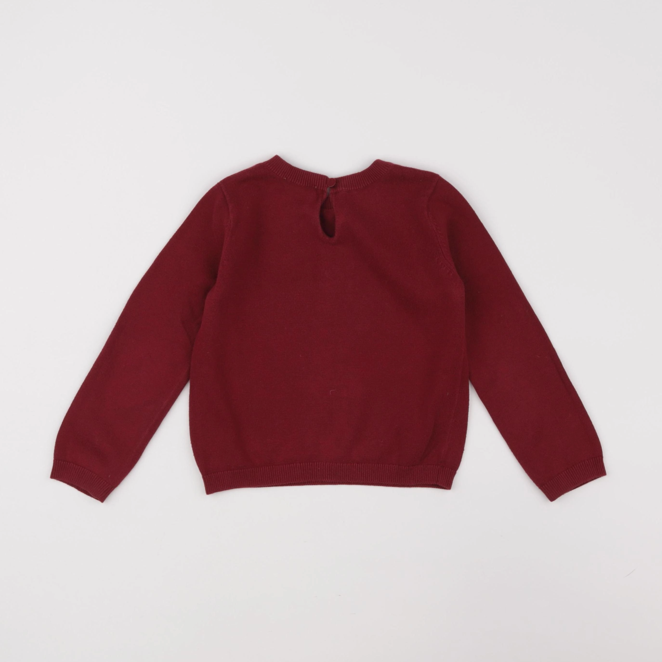 Jacadi - pull rouge - 4 ans