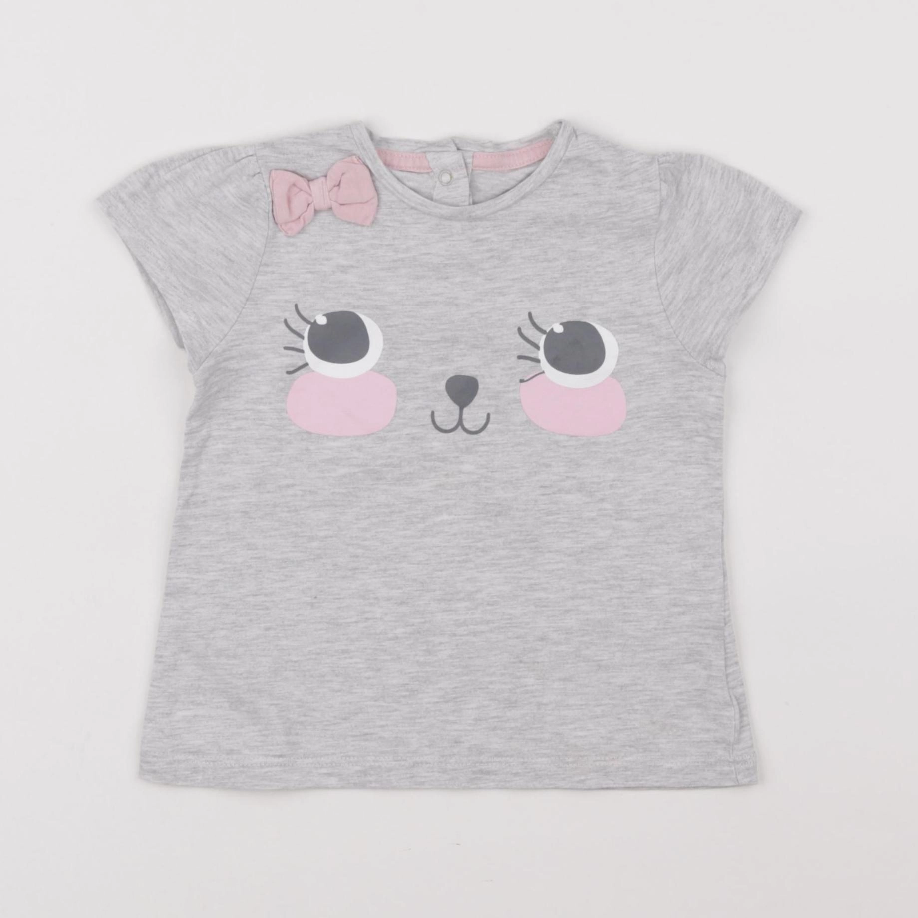 Vertbaudet - tee-shirt gris - 18 mois