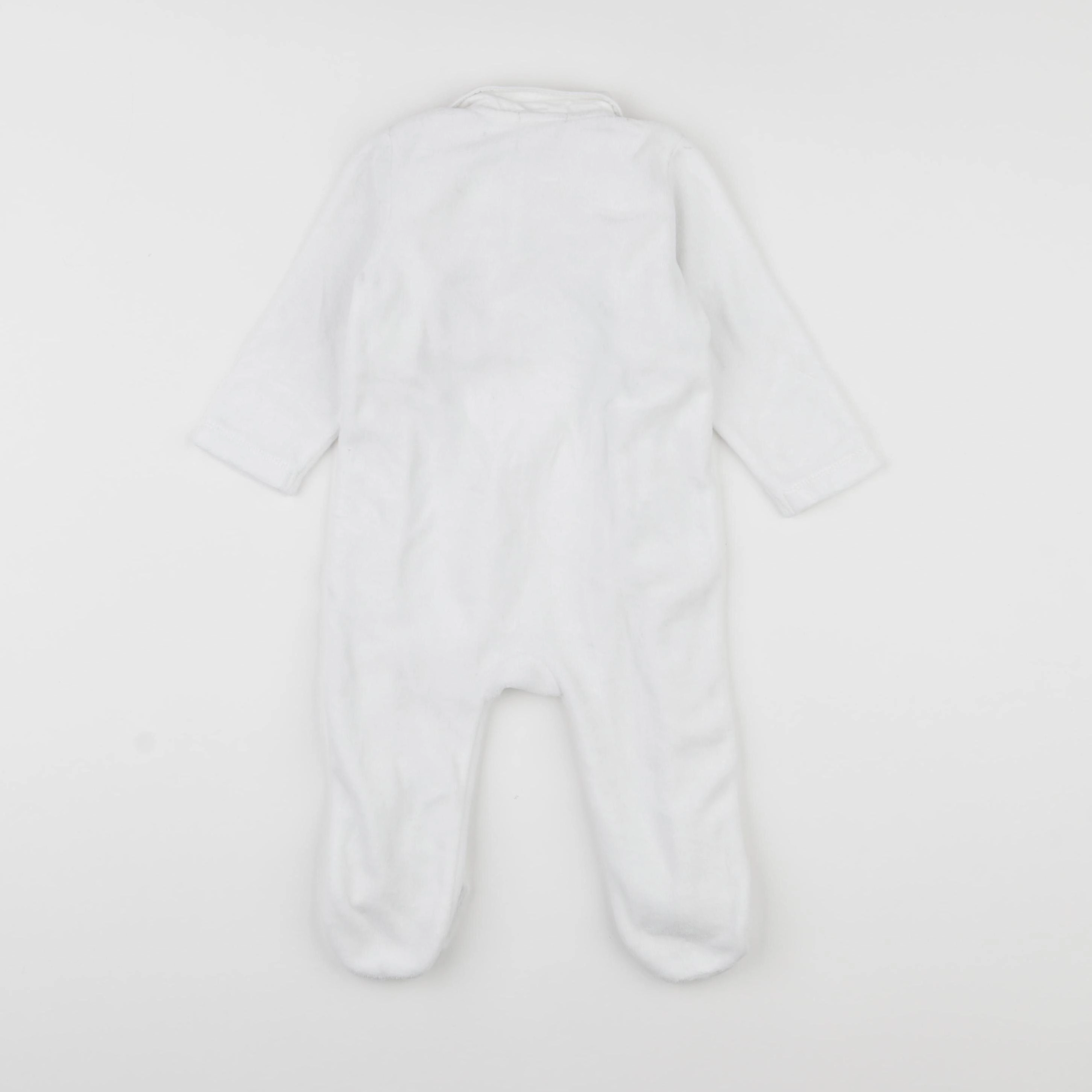 Boutchou - pyjama velours blanc - 9 mois