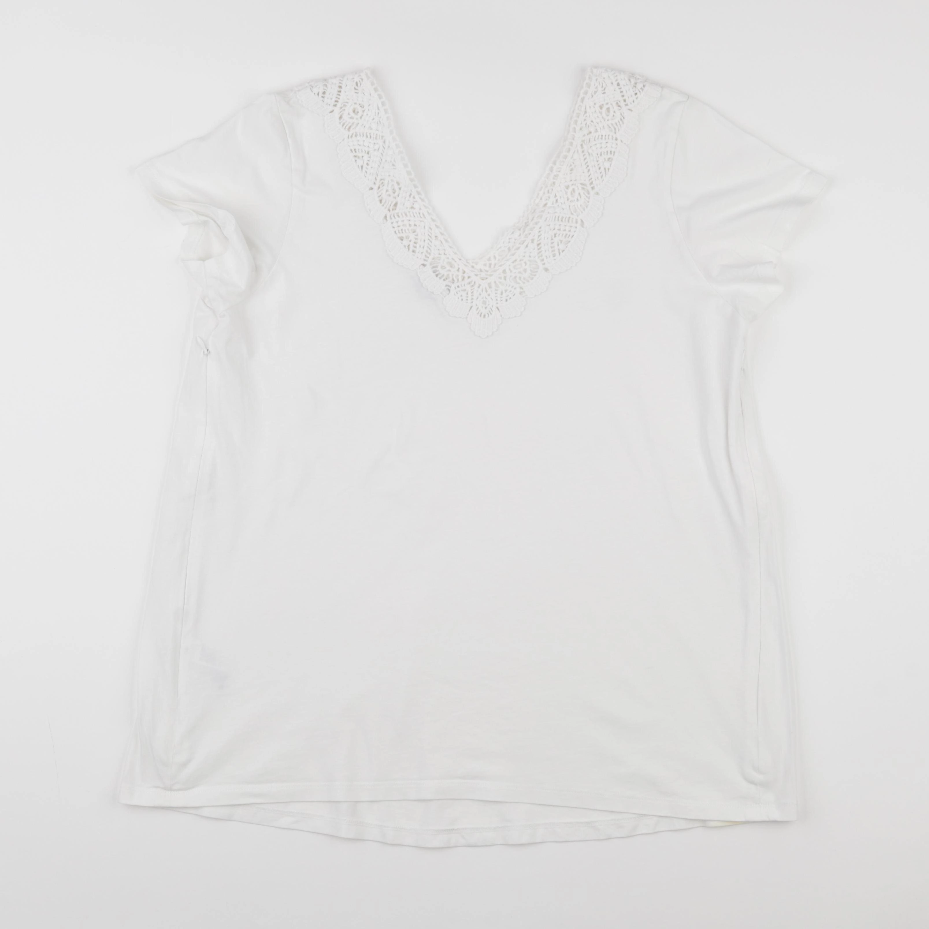 Natalys maternité - tee-shirt allaitement blanc - s