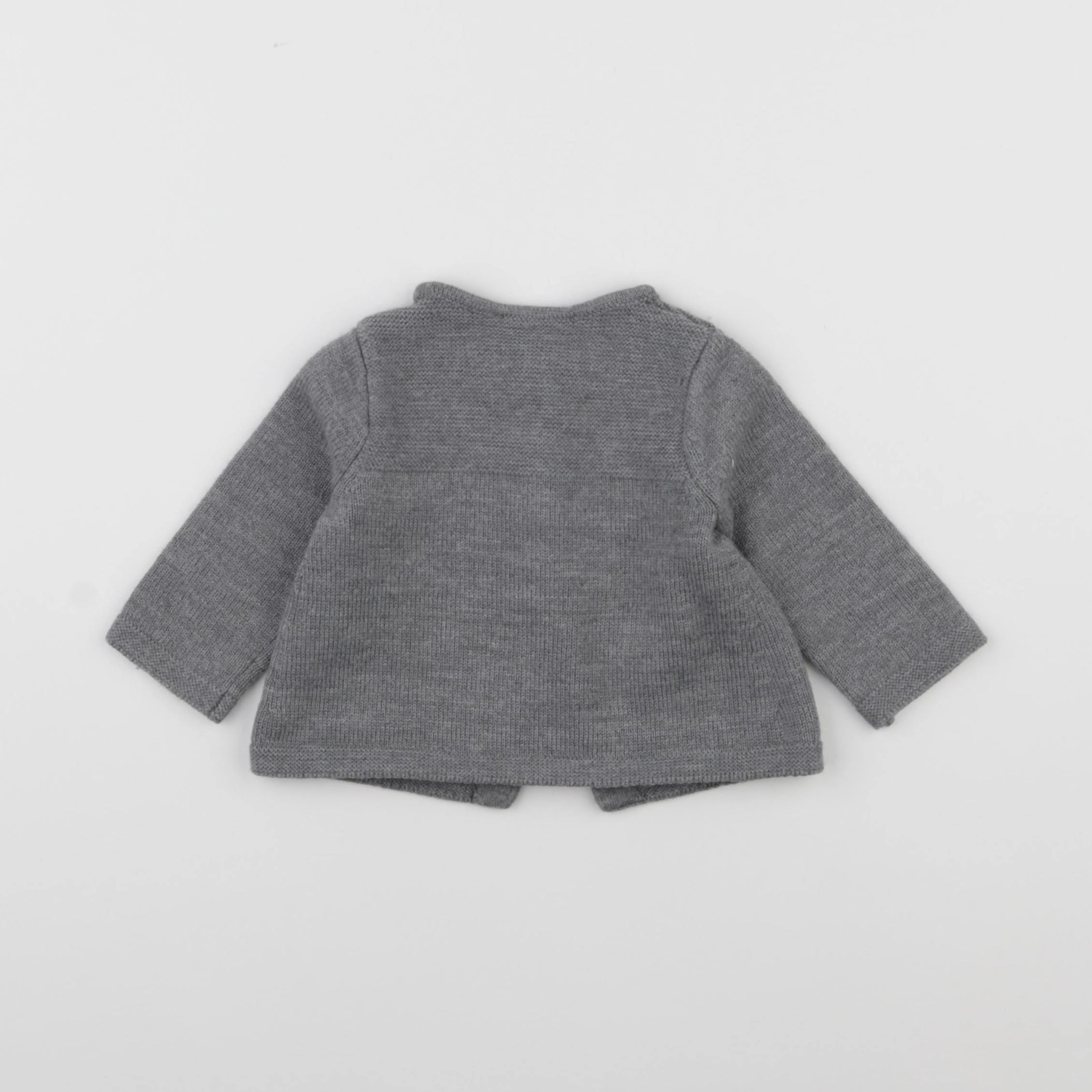 Jacadi - gilet gris - 6 mois