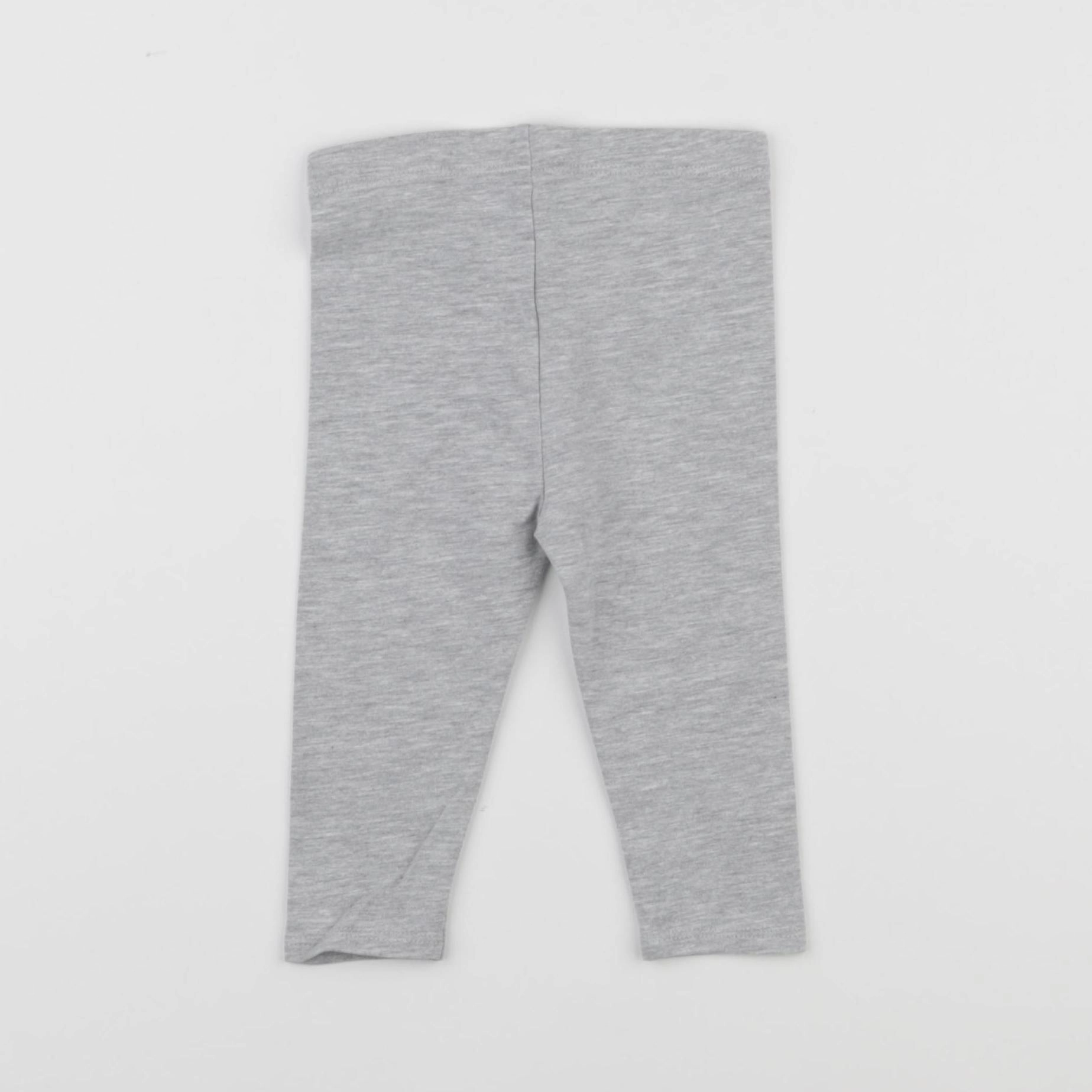 Vertbaudet - legging gris - 9 mois