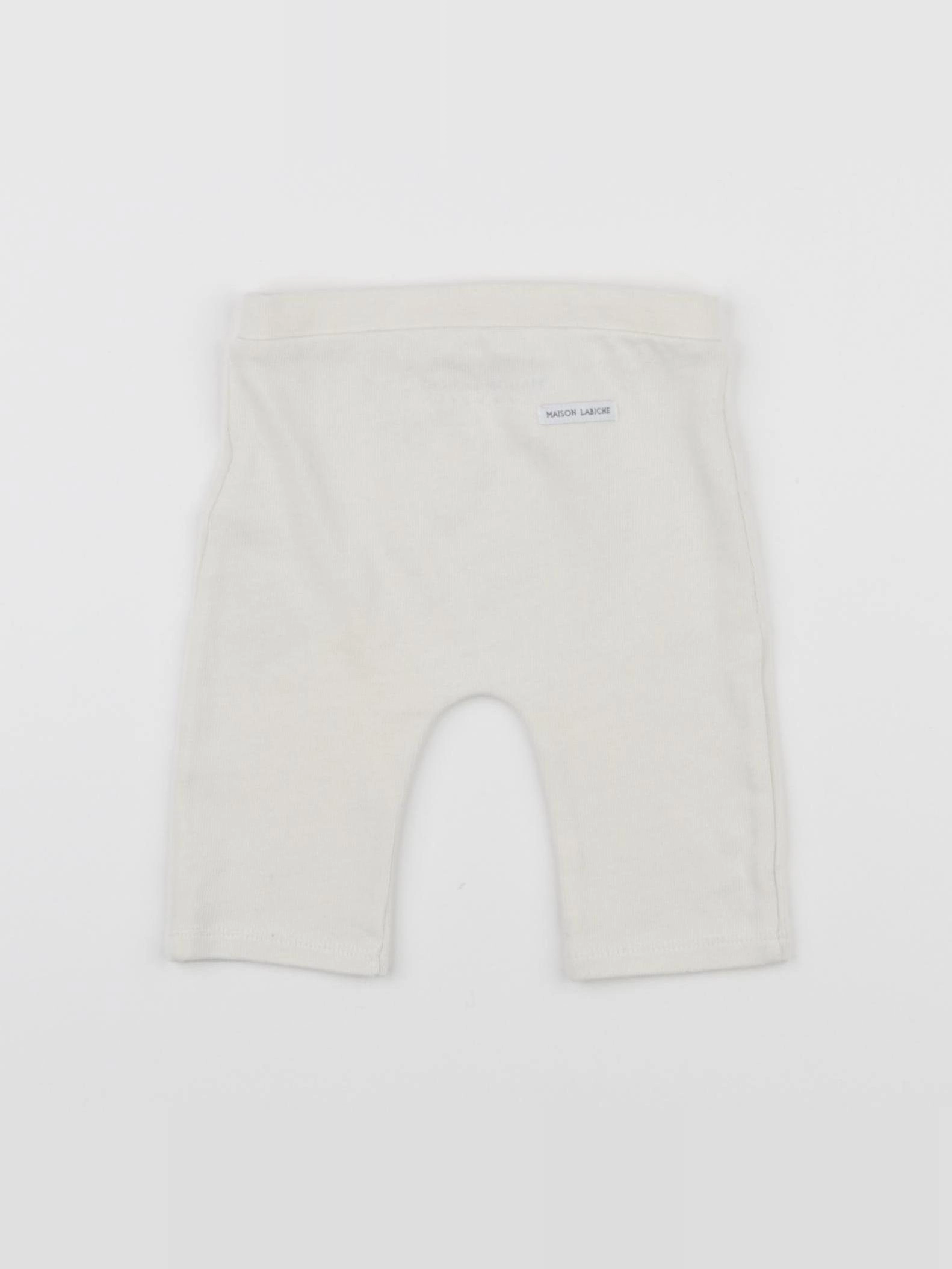 Maison Labiche - sarouel blanc - 0/3 mois
