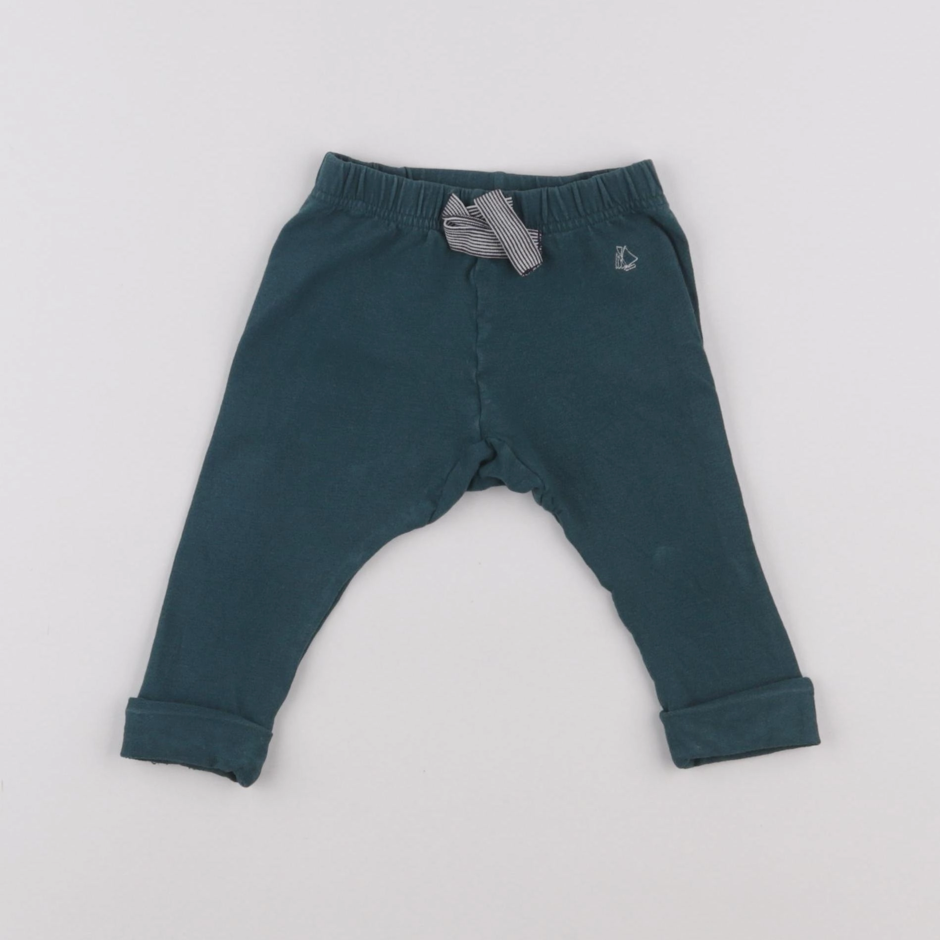 Petit Bateau - jogging vert - 6 mois