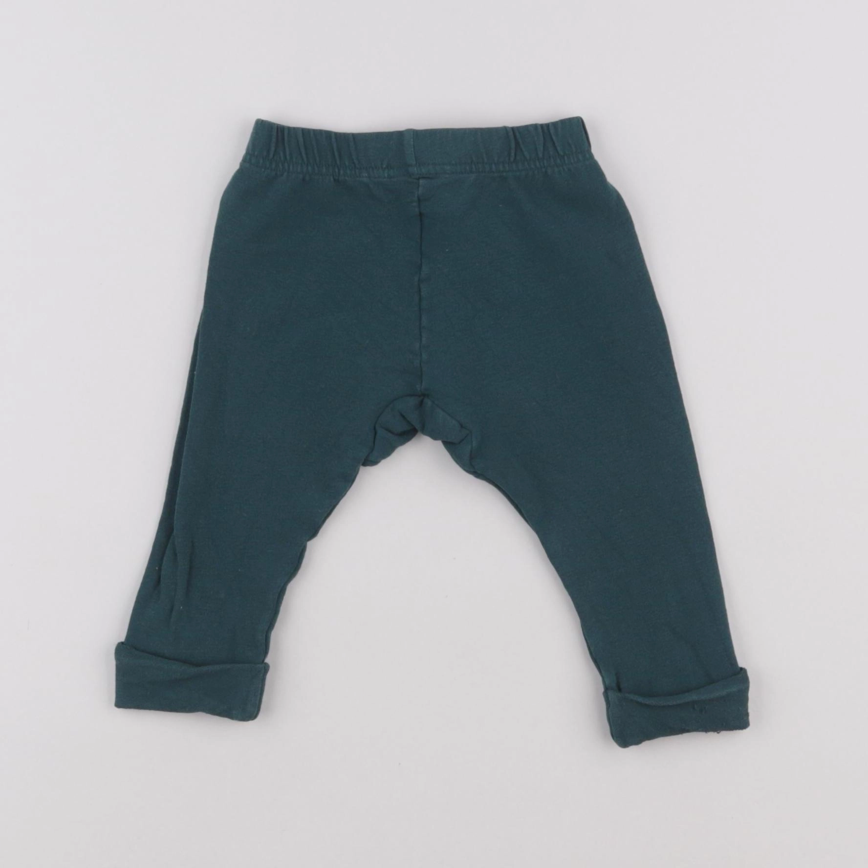 Petit Bateau - jogging vert - 6 mois