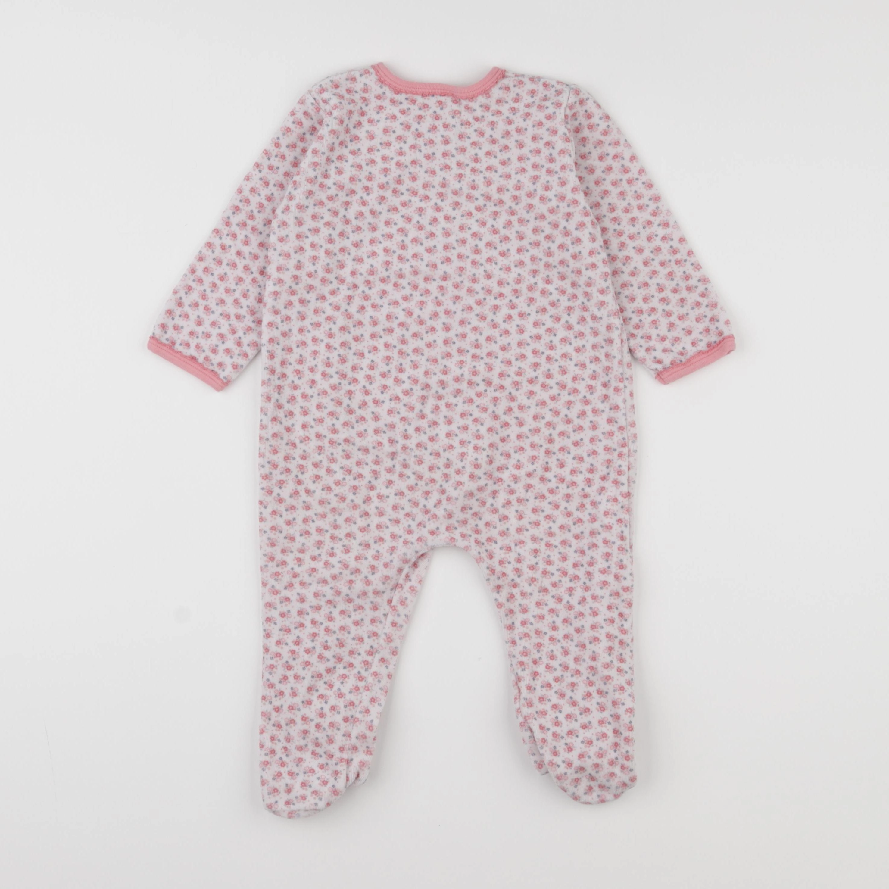 Petit Bateau - pyjama velours rose - 18 mois