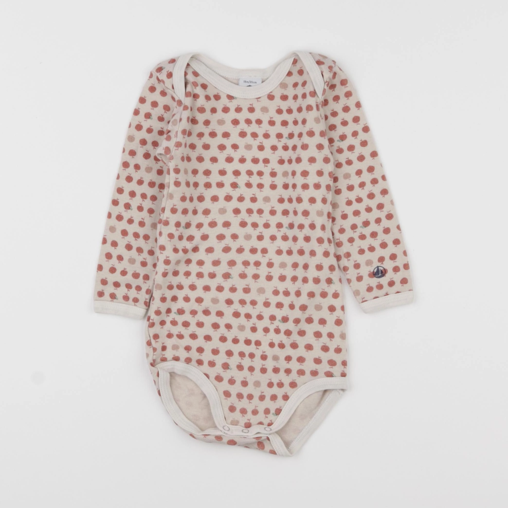 Petit Bateau - body rose - 18 mois