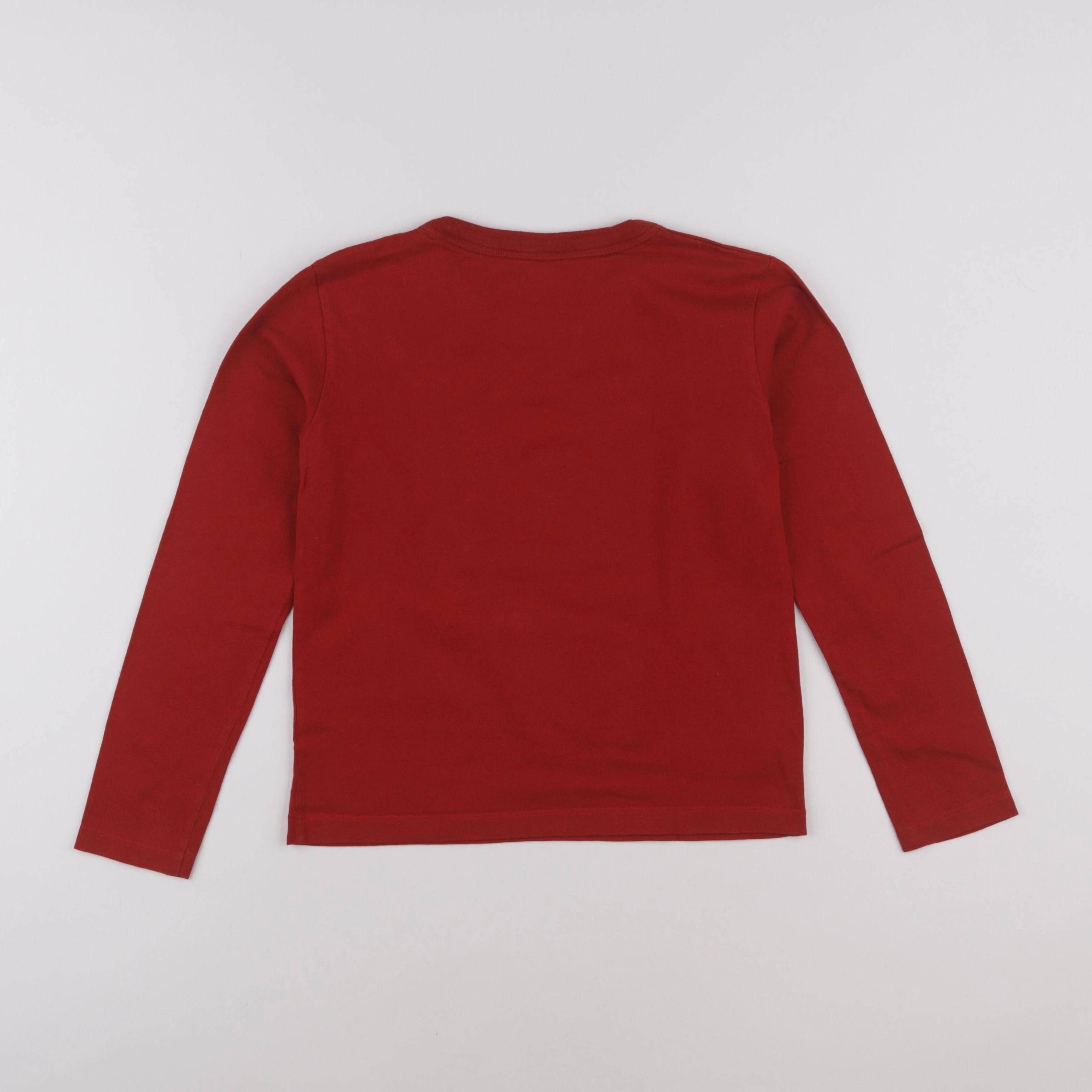 Petit Bateau - tee-shirt rouge - 10 ans