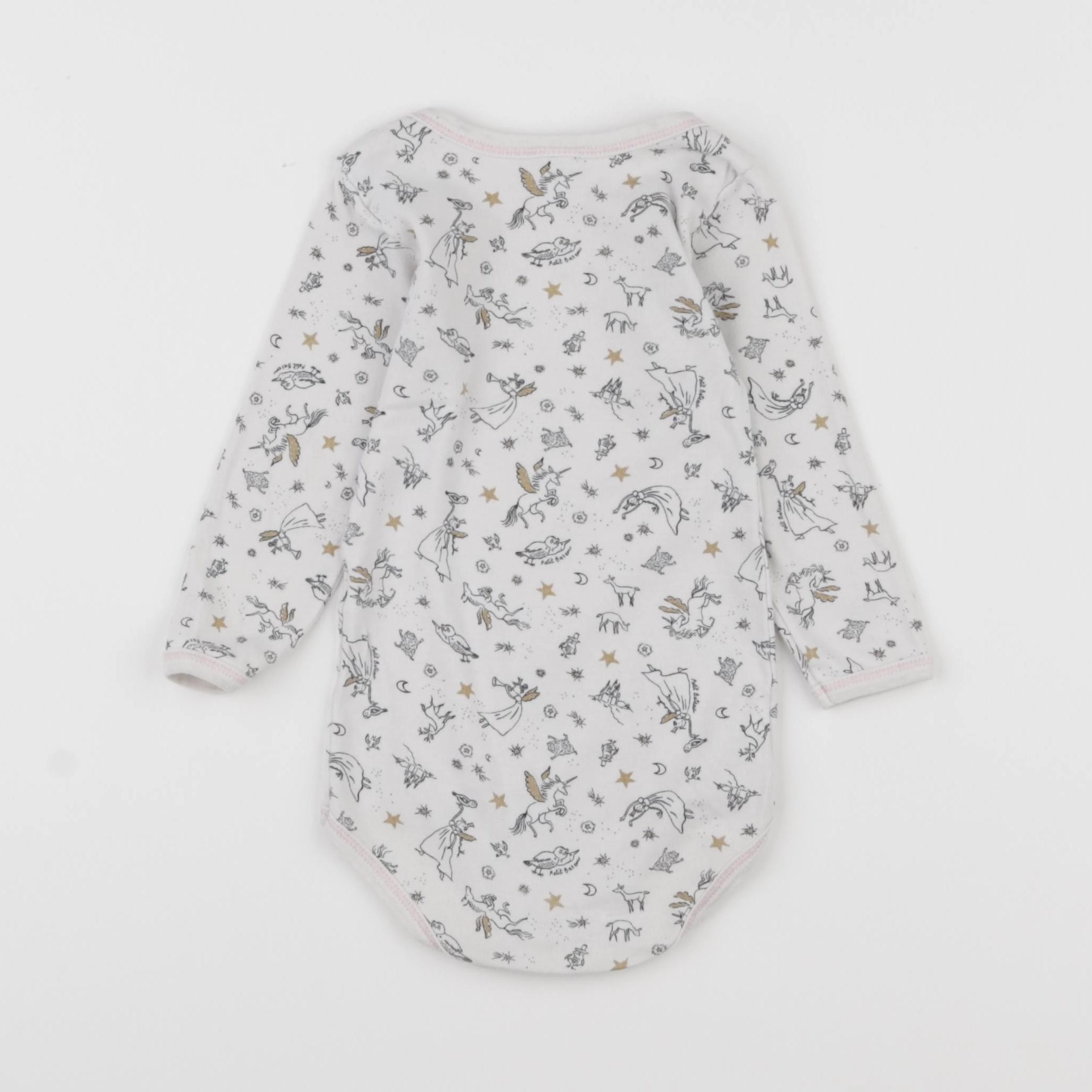 Petit Bateau - body blanc - 18 mois