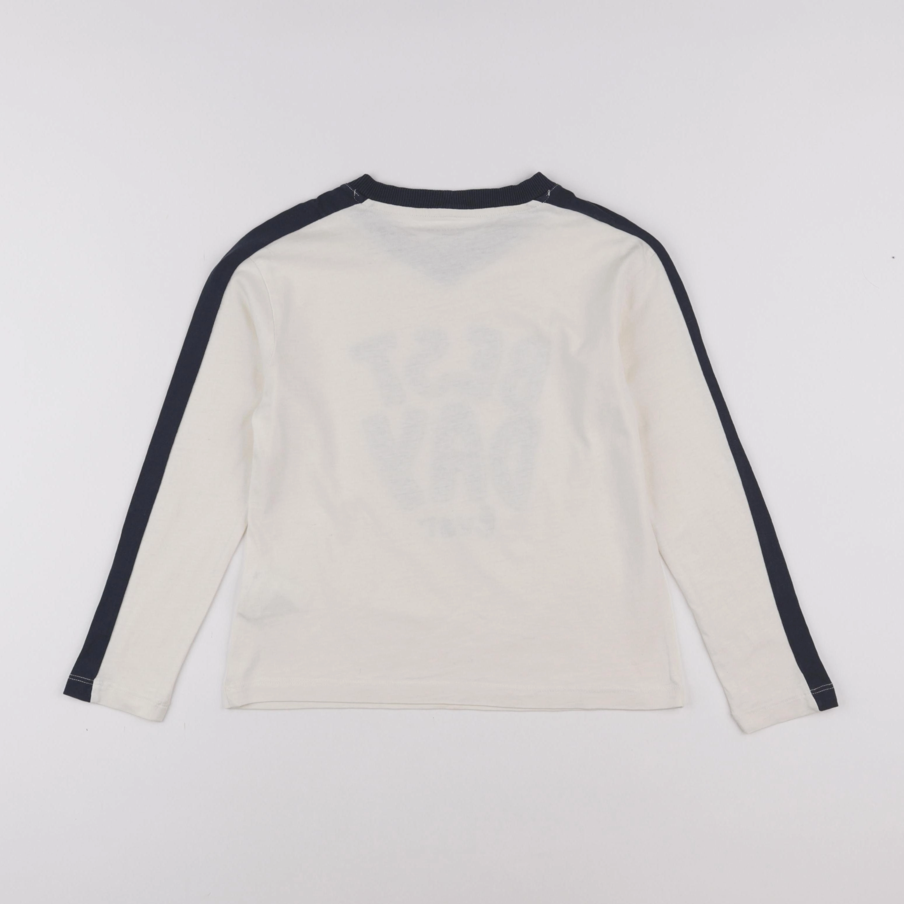 Monoprix - tee-shirt beige - 8 ans