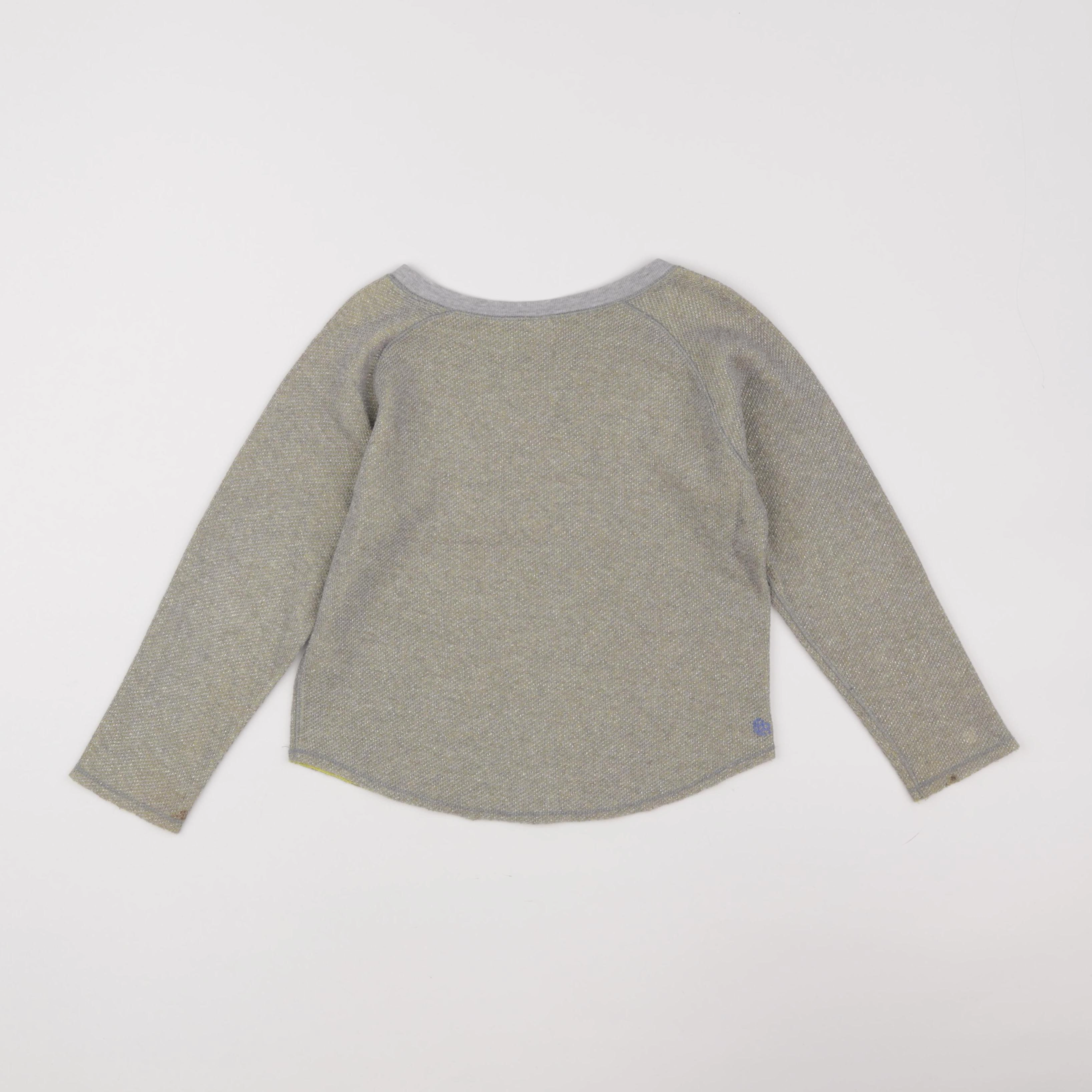 Bellerose - pull gris, or - 8 ans