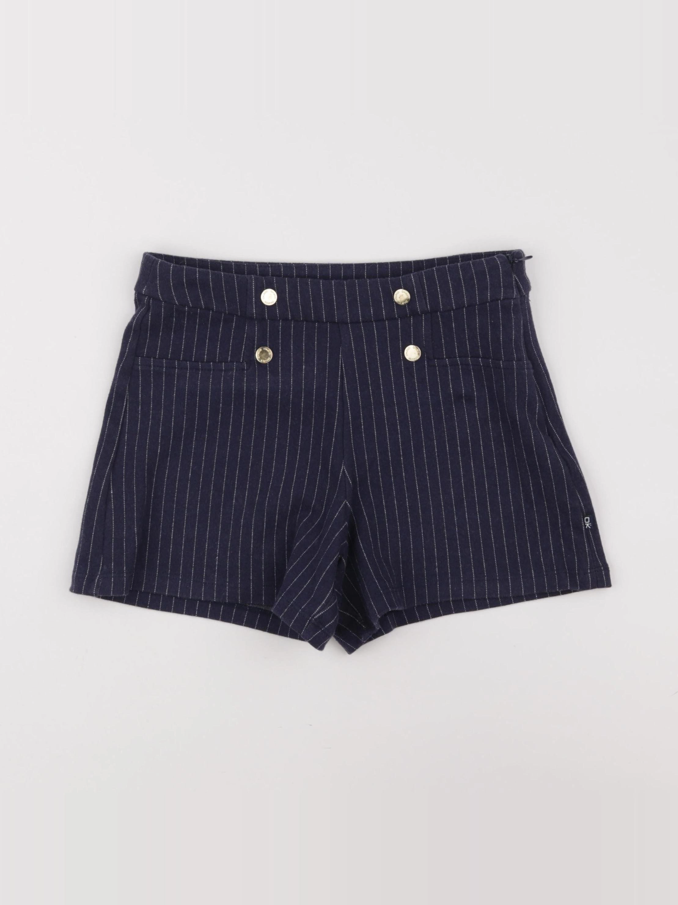 Okaidi - short bleu - 10 ans