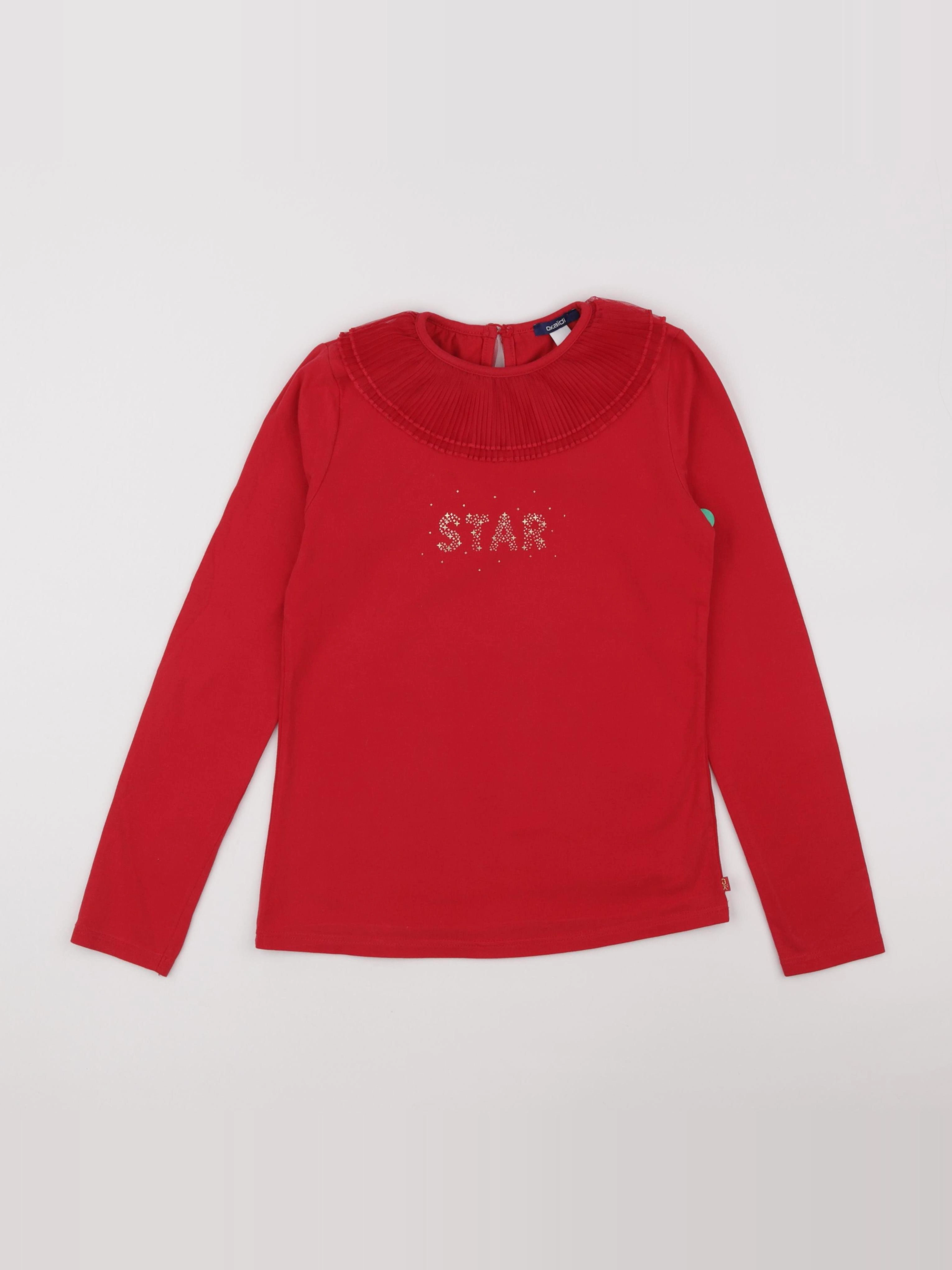 Okaidi - tee-shirt rouge - 10 ans