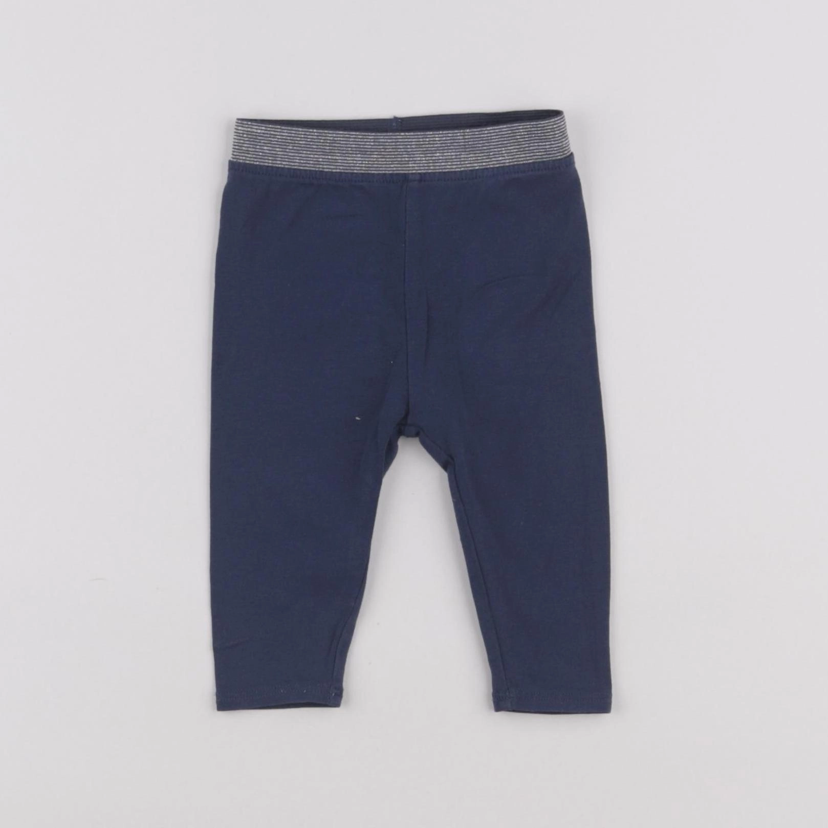 Vertbaudet - legging bleu - 3 mois