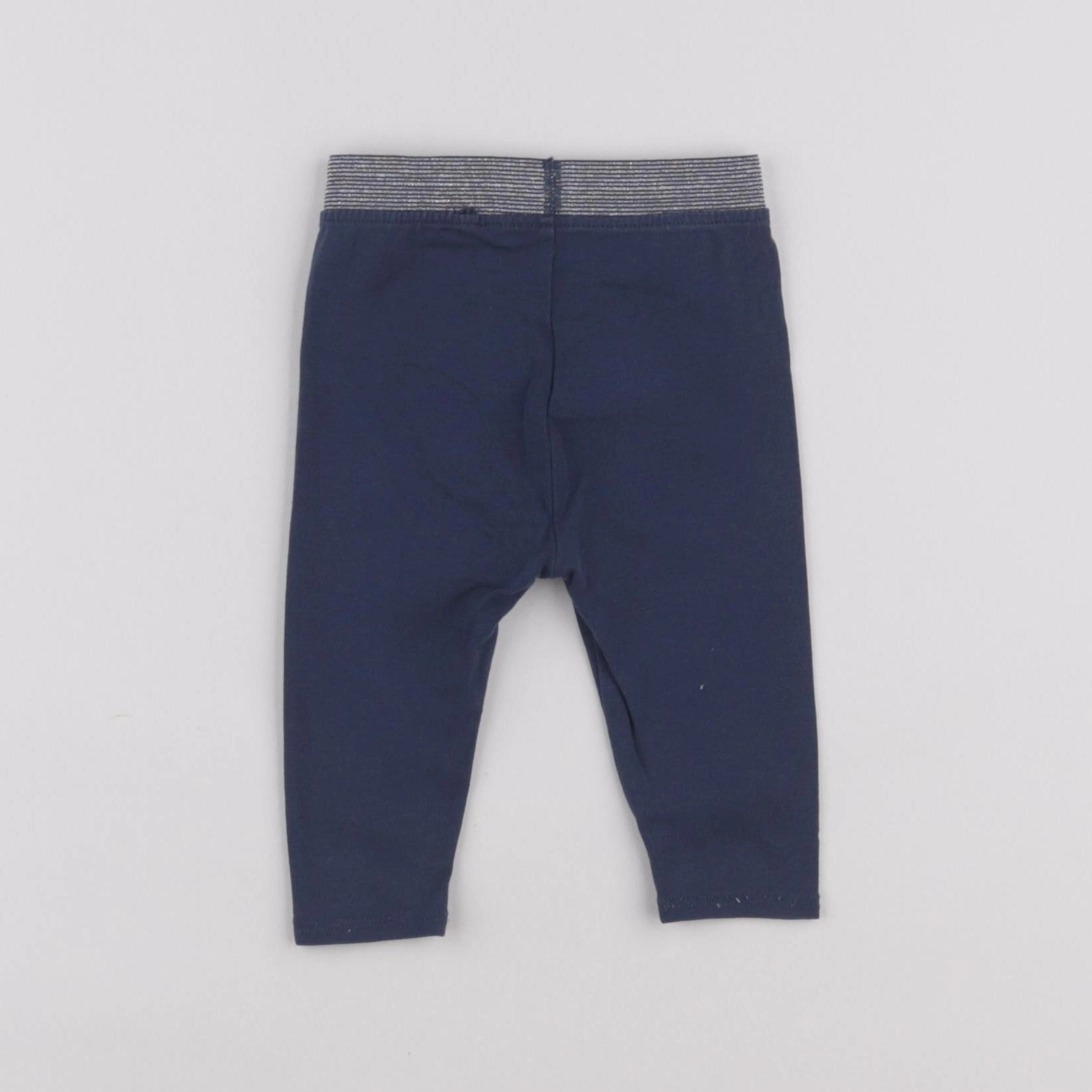 Vertbaudet - legging bleu - 3 mois