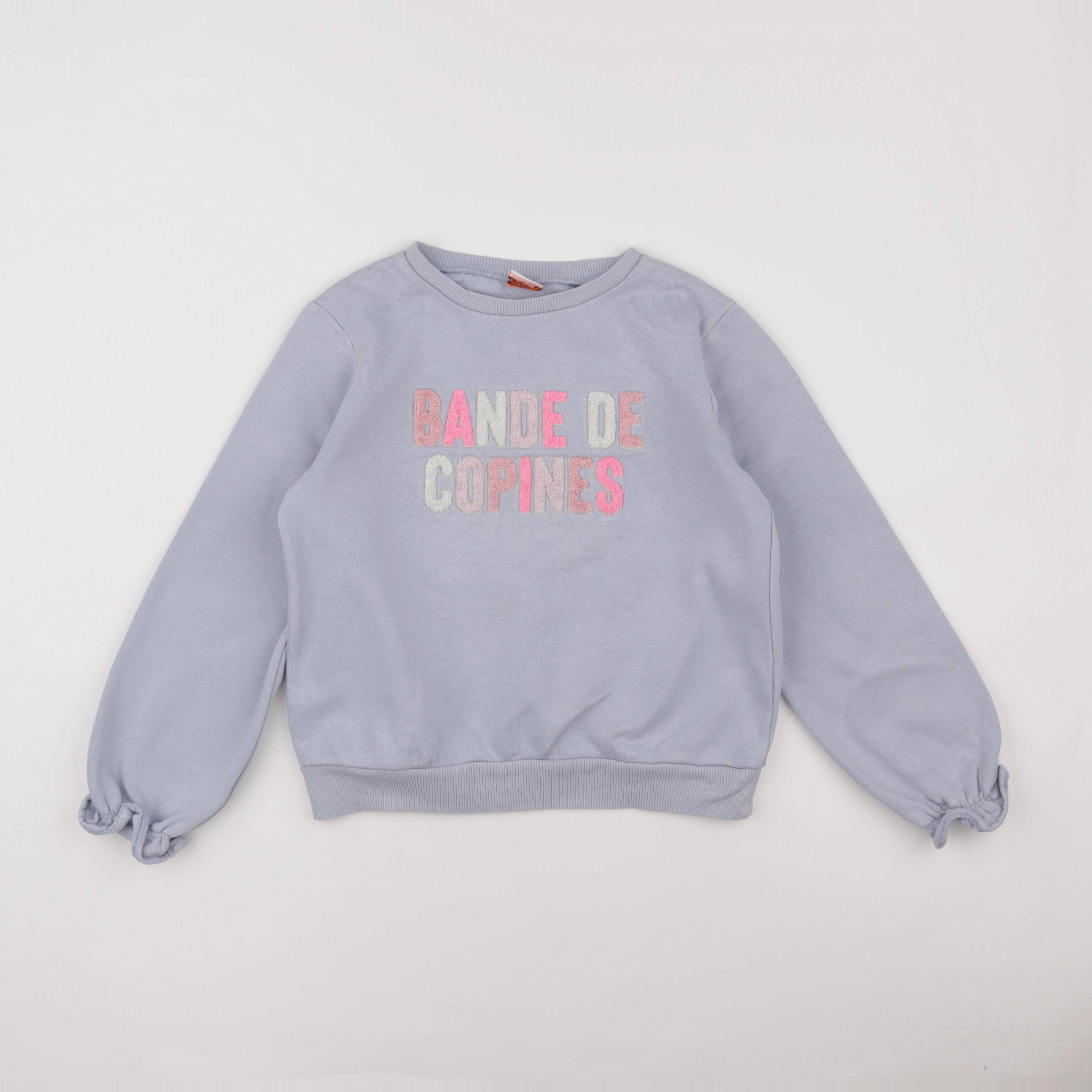 Tape à l'oeil - sweat bleu - 10 ans